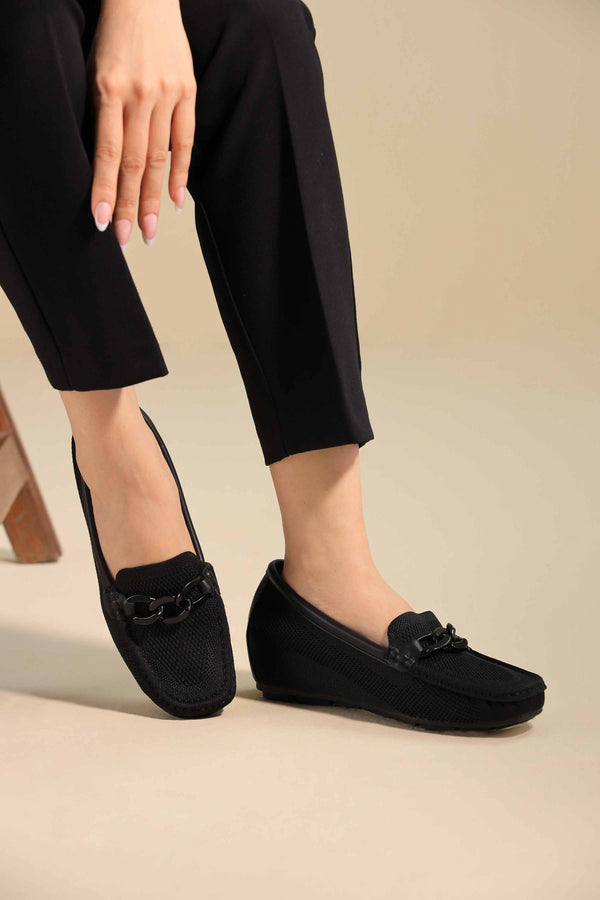Black Loafers-443062903 -  for Women - Shoes Collection | Nishat | Shop Online