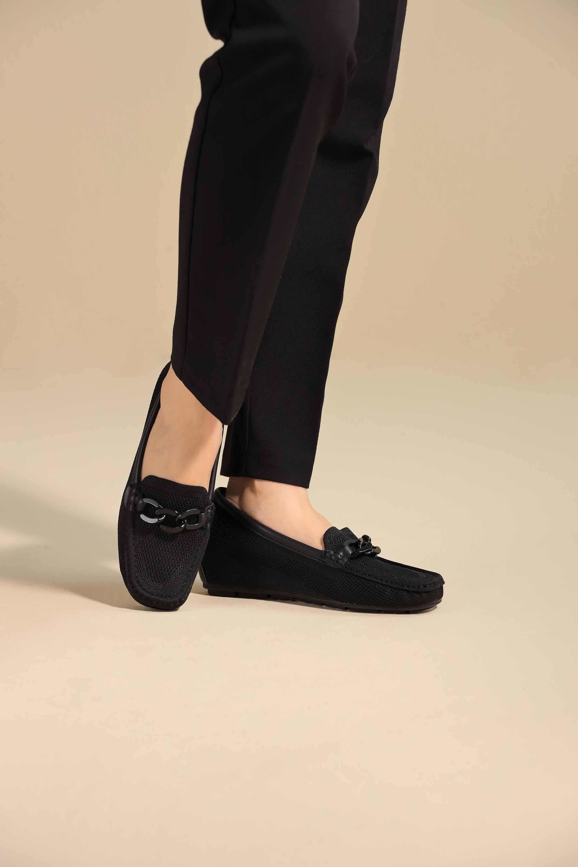 Black Loafers-443062903 -  for Women - Shoes Collection | Nishat | Shop Online