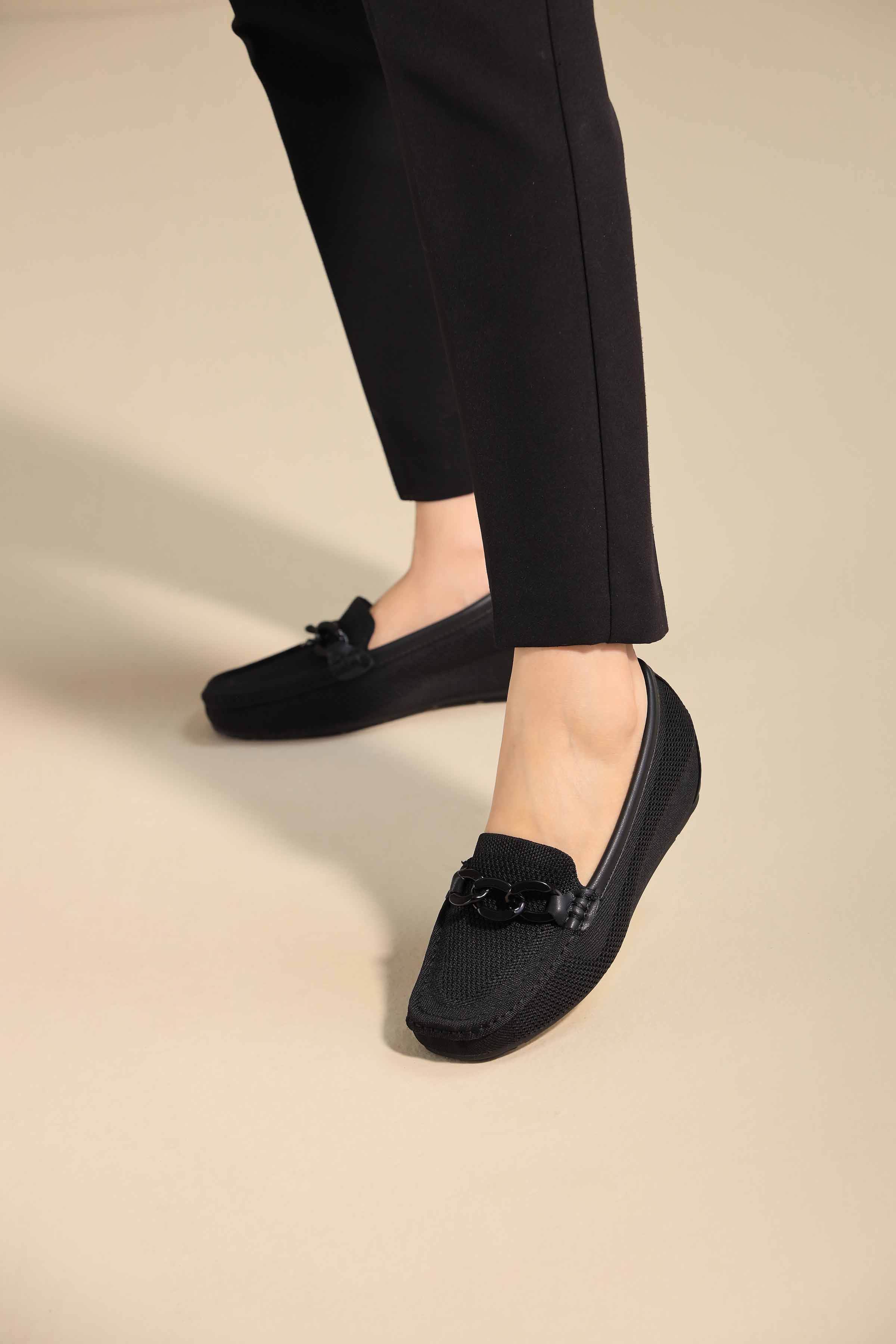 Black Loafers-443062903 -  for Women - Shoes Collection | Nishat | Shop Online