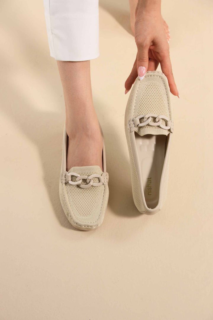 Beige Loafers-443062918 -  for Women - Shoes Collection | Nishat | Shop Online