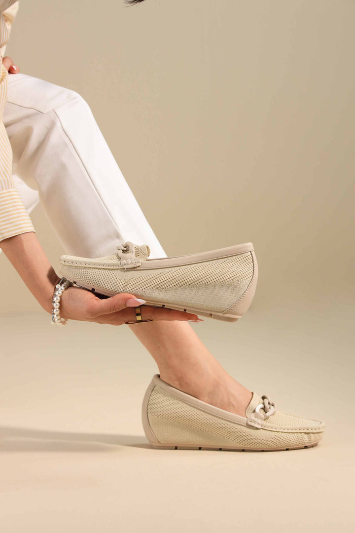 Beige Loafers-443062918 -  for Women - Shoes Collection | Nishat | Shop Online