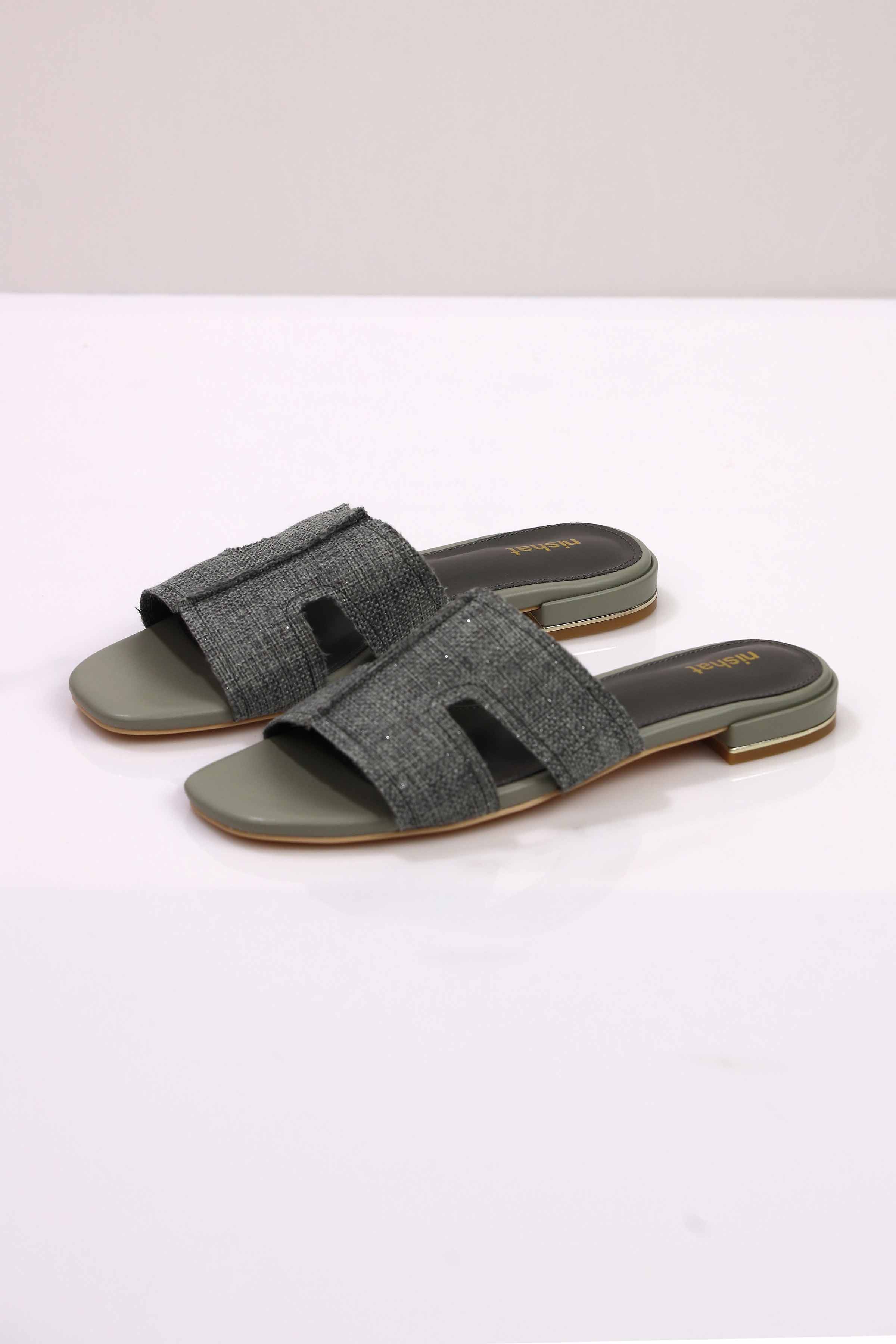 Green Chappal-443072904 for Women - Shoes Collection | Nishat | Shop Online