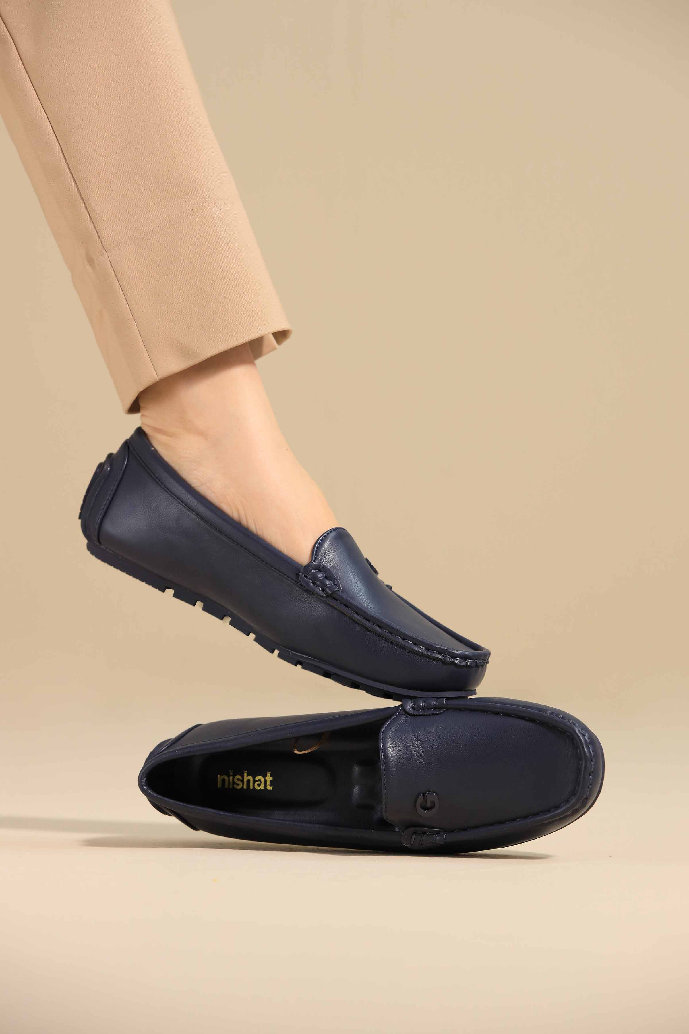 Blue Loafers-443112908 -  for Women - Shoes Collection | Nishat | Shop Online