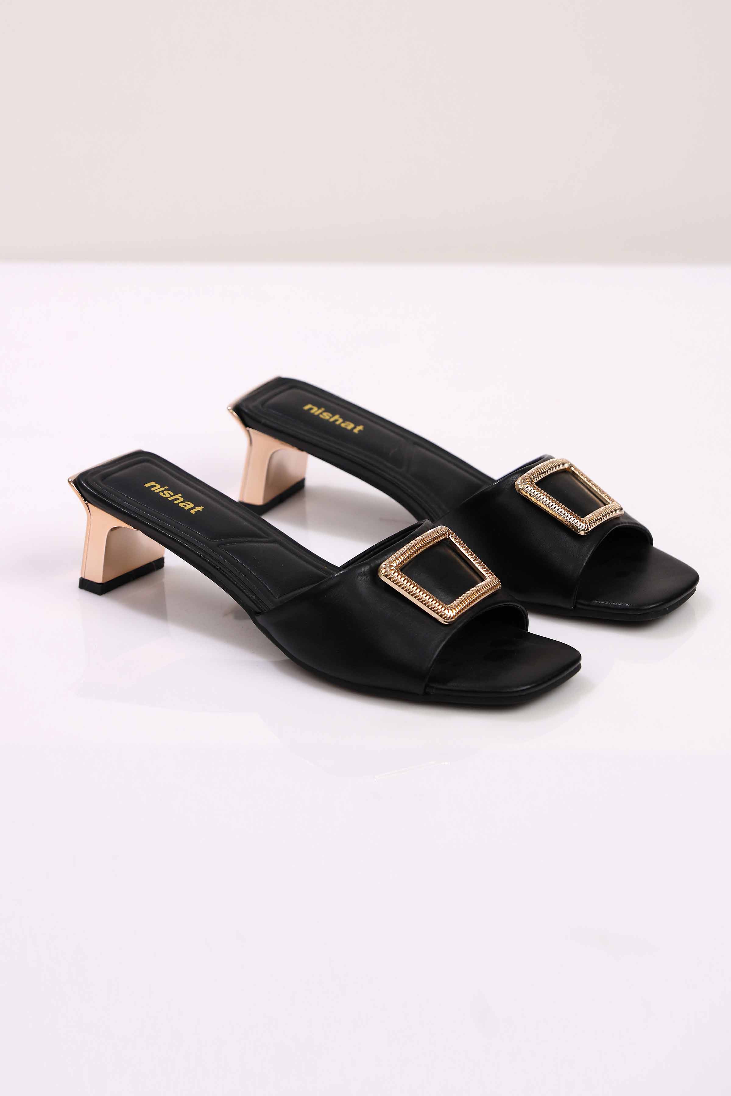 Black Wedge-443132903 for Women - Shoes Collection | Nishat | Shop Online