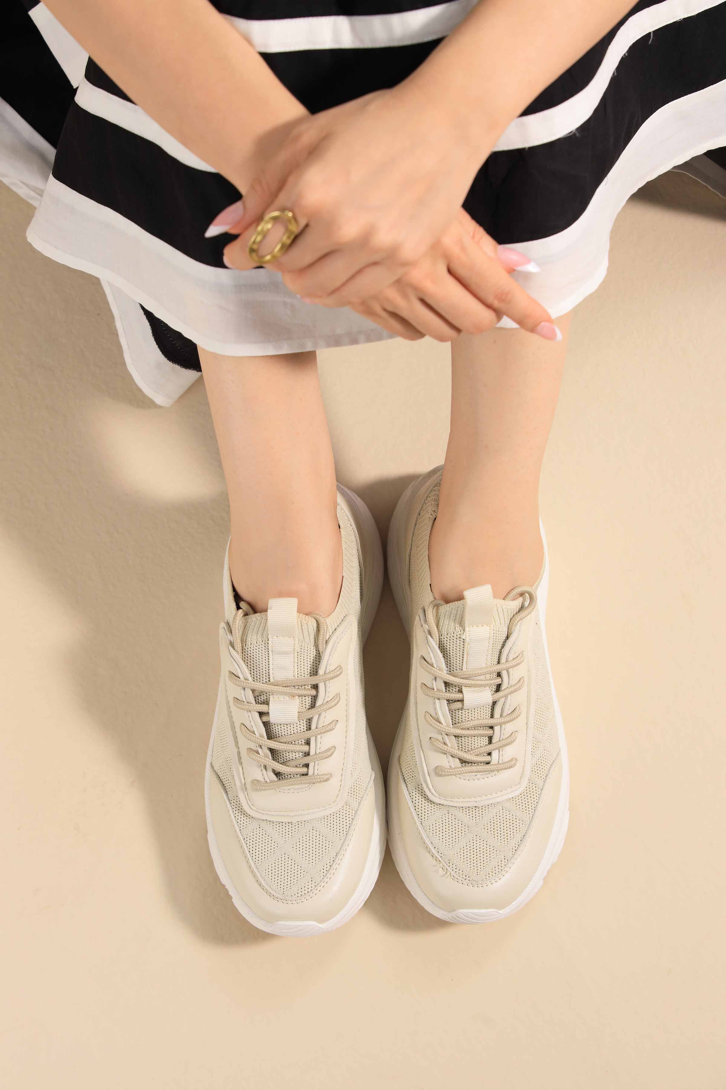 Beige Joggers-443192918 -  for Women - Shoes Collection | Nishat | Shop Online