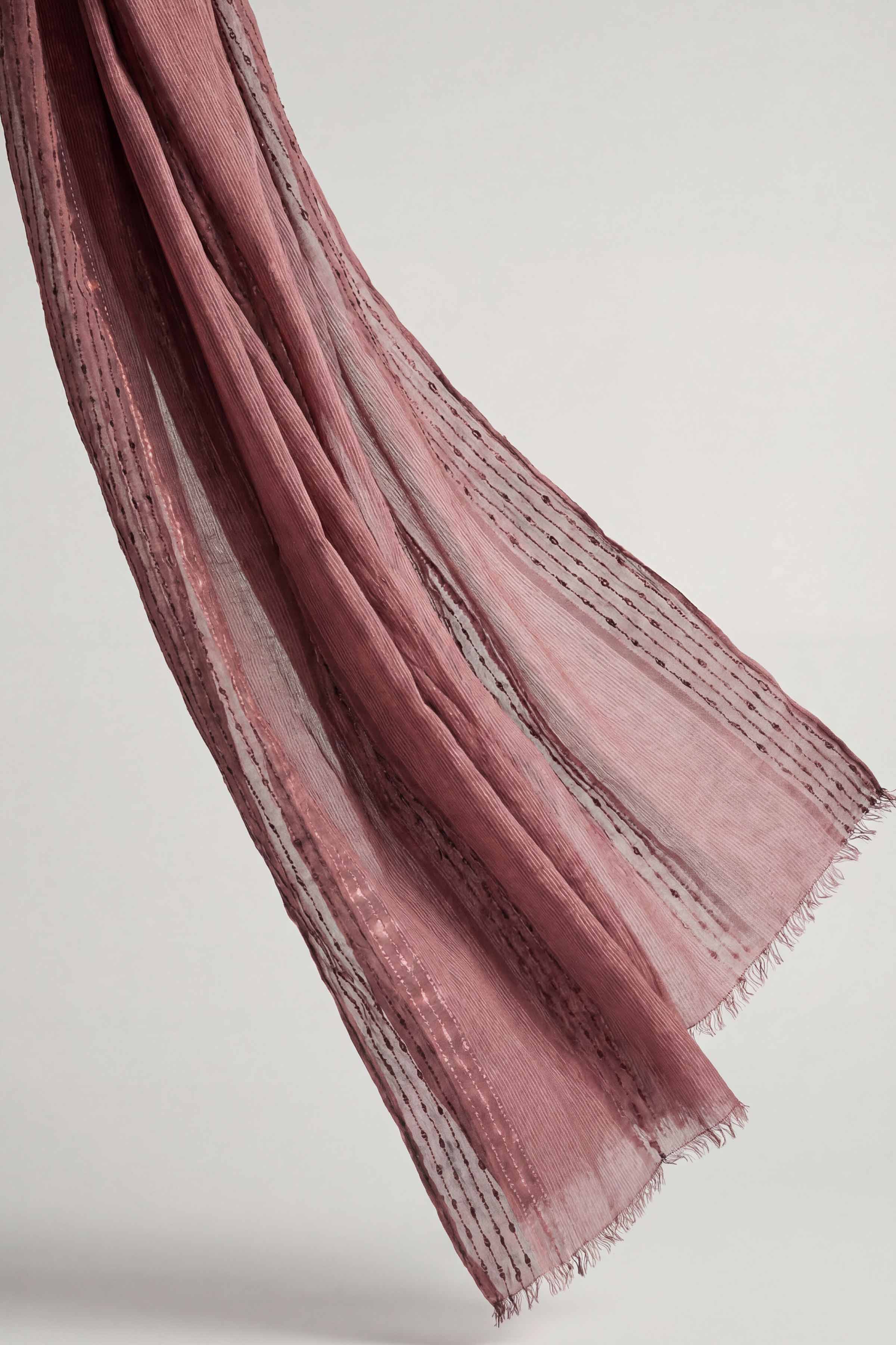 Dark Pink Women Scarf-443402114