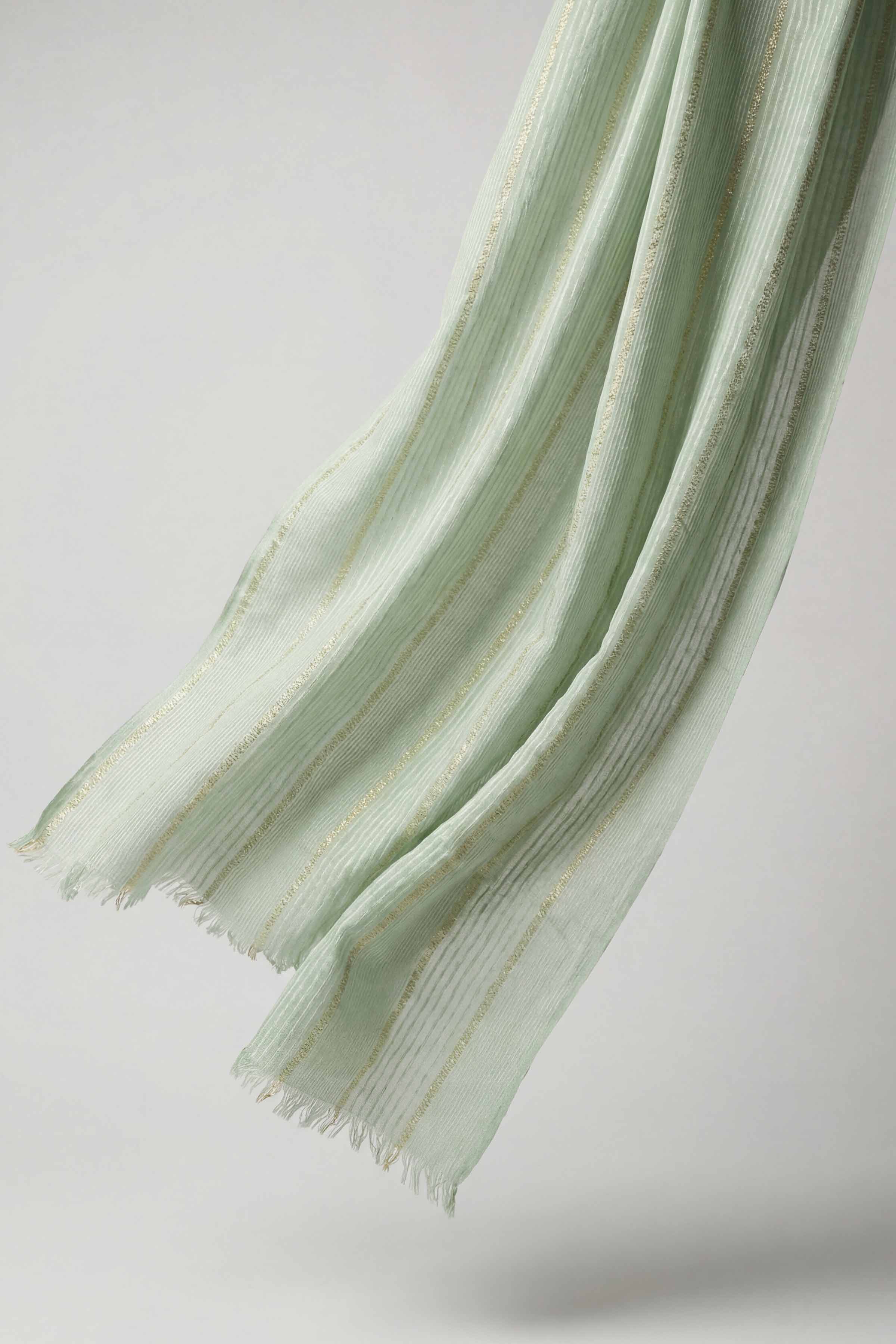 Green Women Scarf-443412104