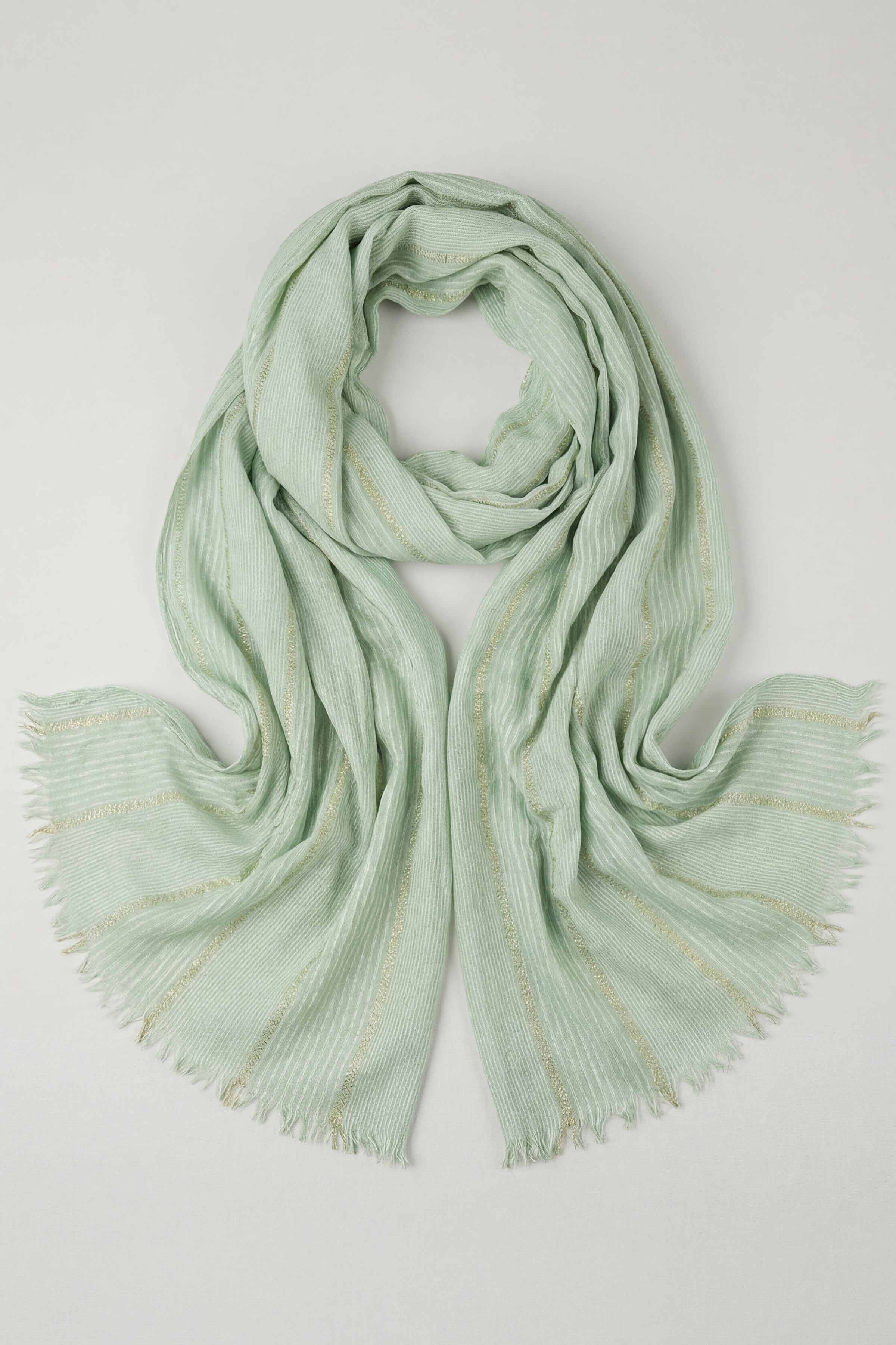 Green Women Scarf-443412104
