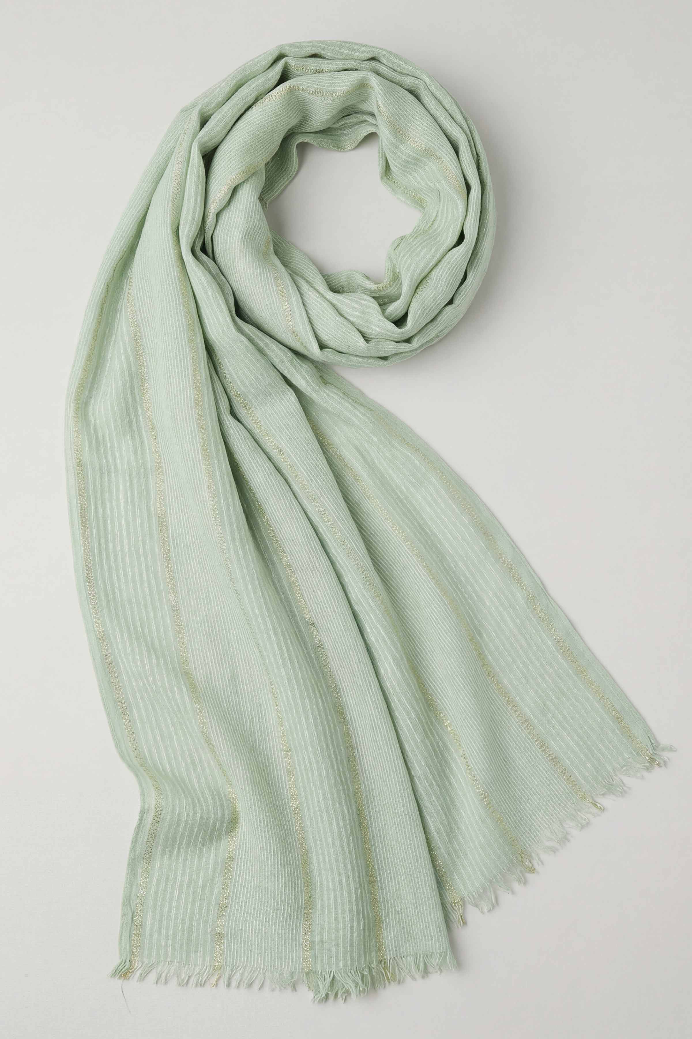Green Women Scarf-443412104