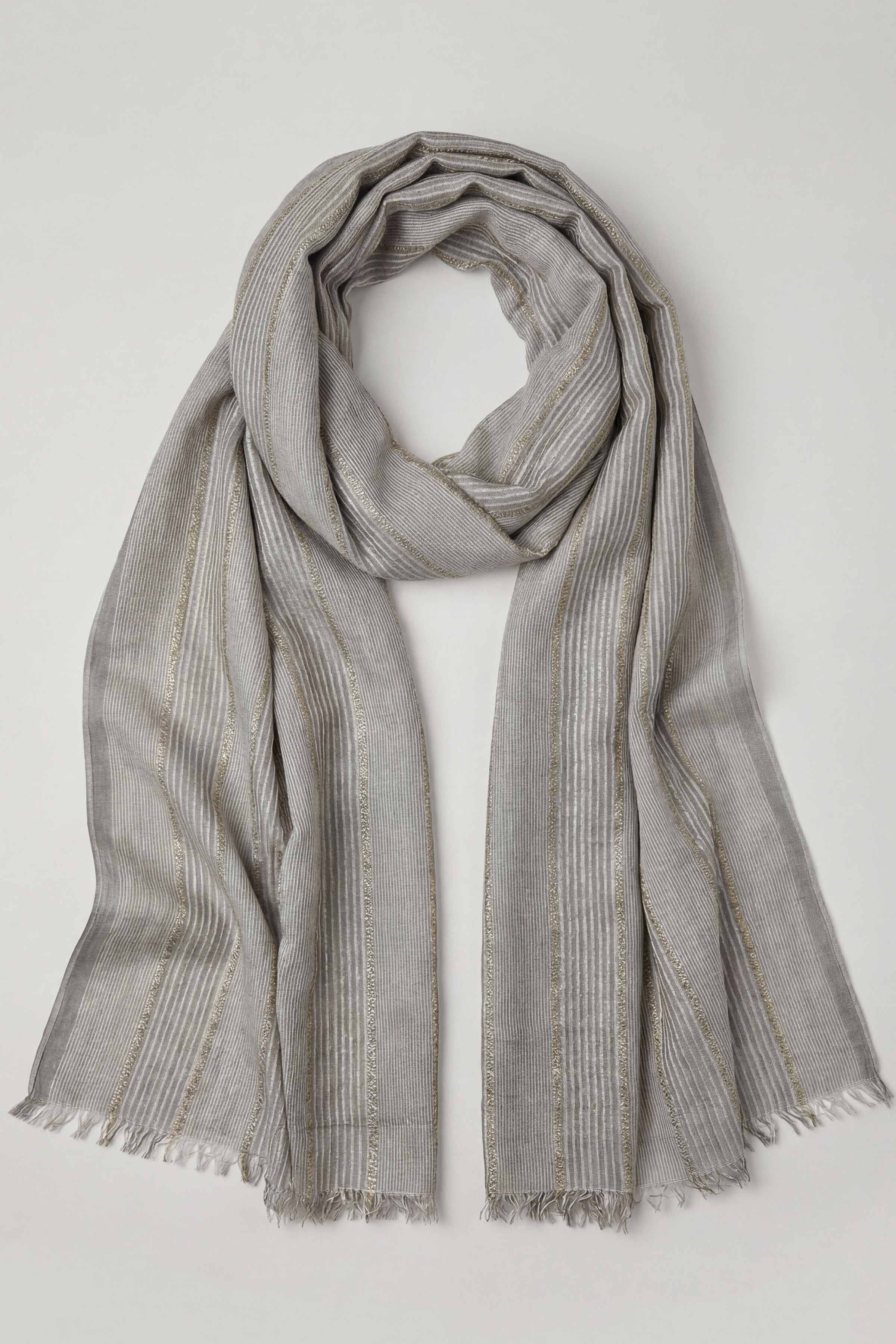 Grey Women Scarf-443412111