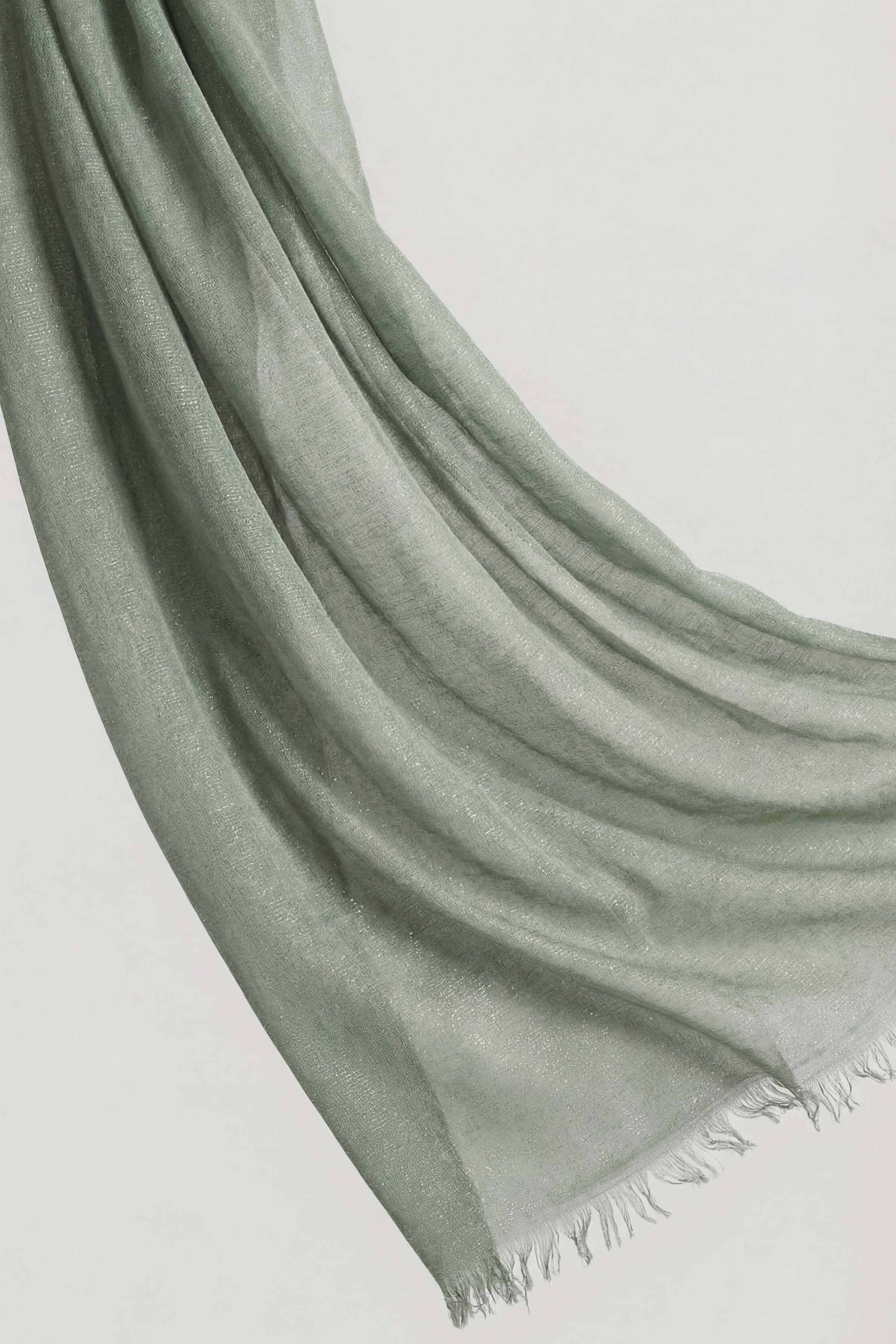 Green Women Scarf-443432104