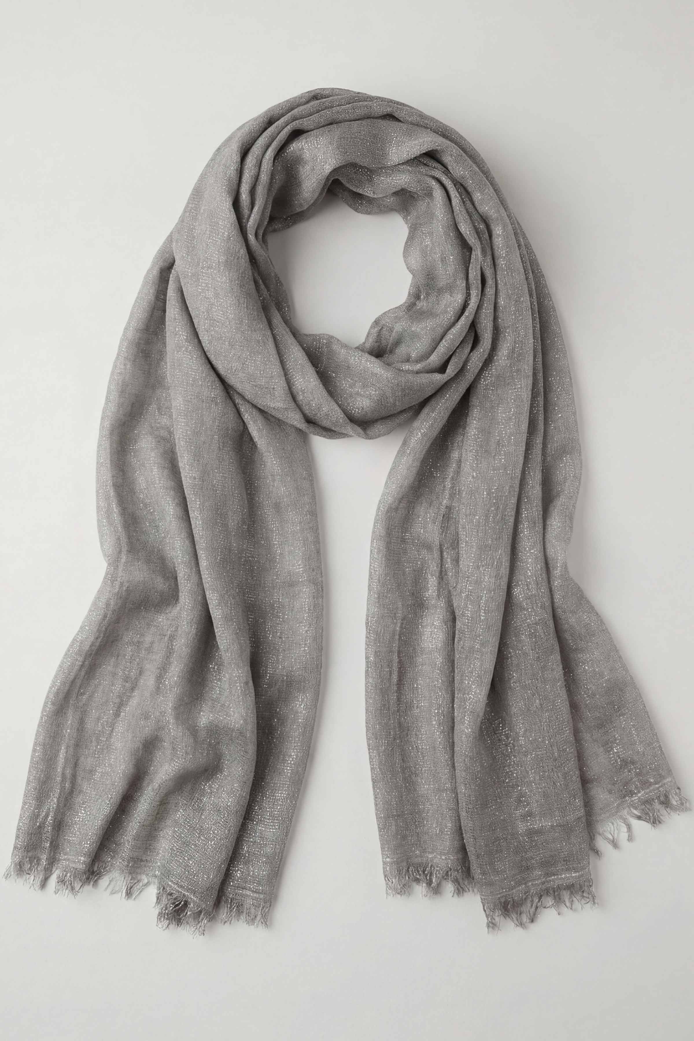 Grey Women Scarf-443432111