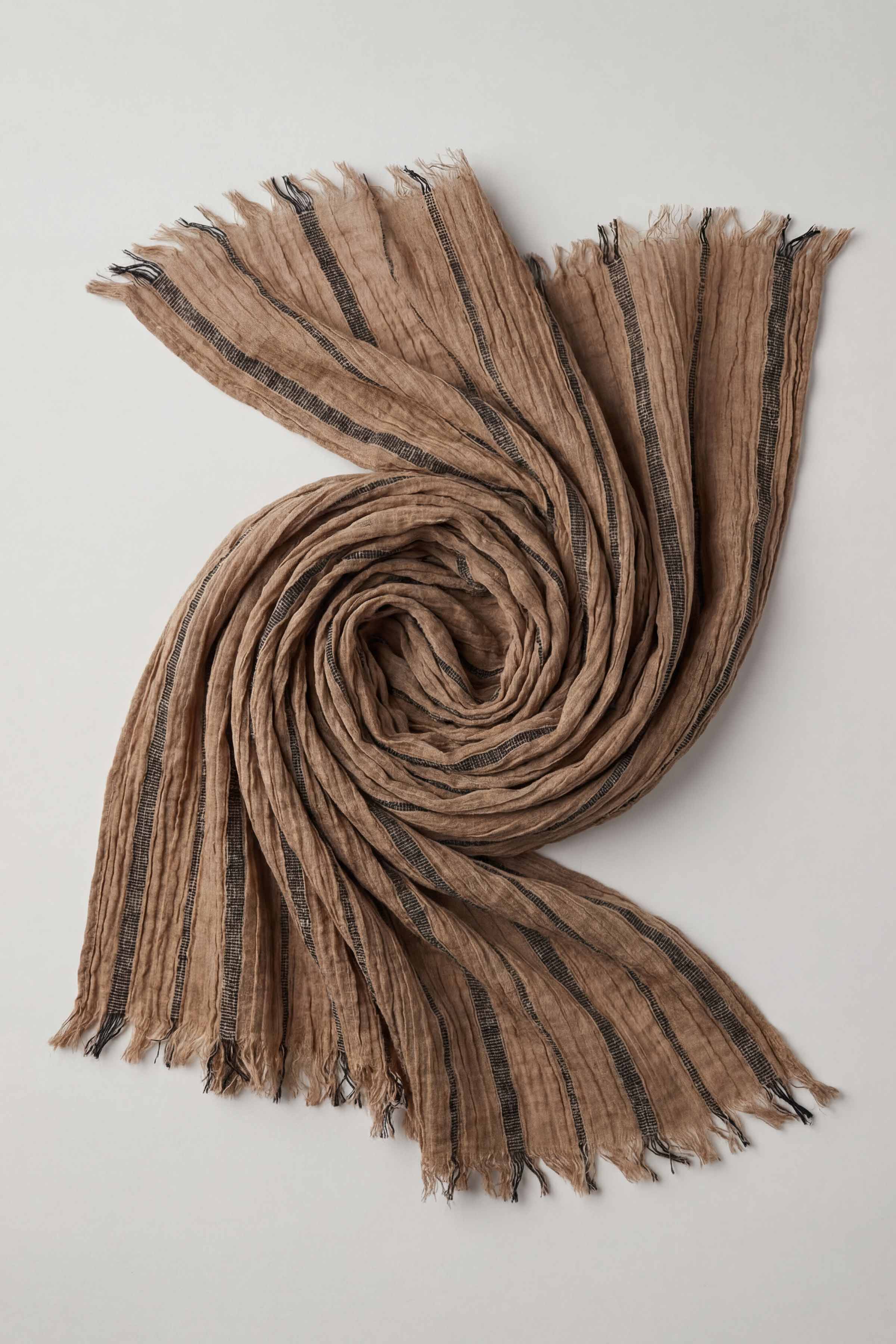 Khaki Women Scarf-443452130