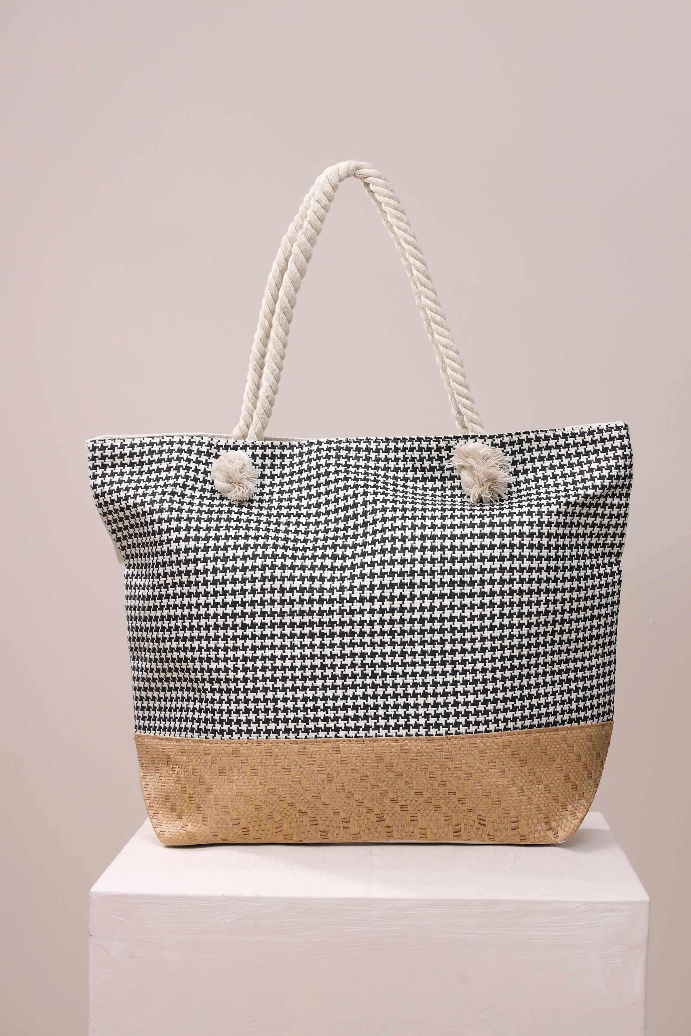 Black & White Tote Bag-443462112