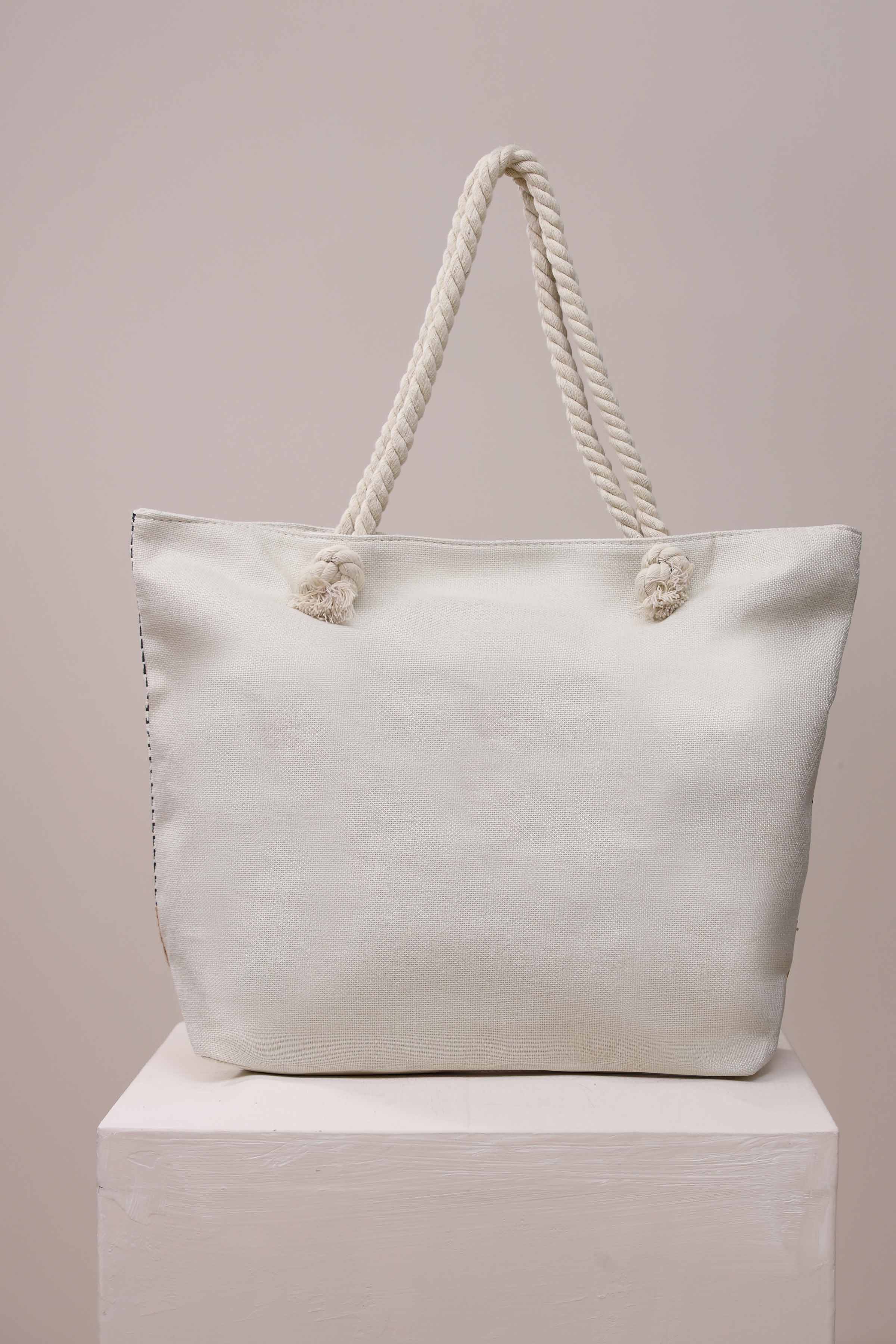 Off White Tote Bag-443462107 for Women - Bag Collection | Nishat | Shop Online