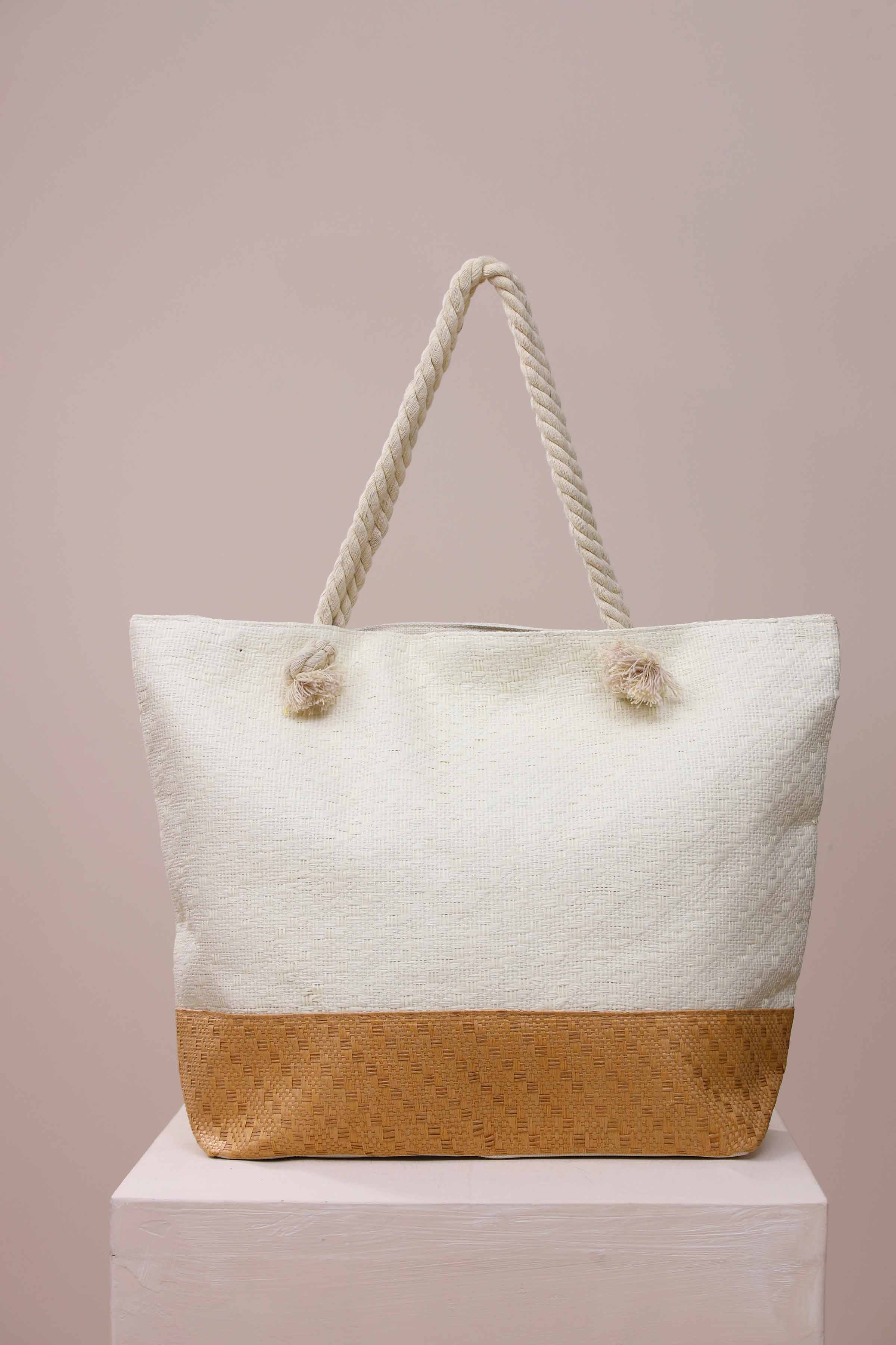 Off White Tote Bag-443462107 for Women - Bag Collection | Nishat | Shop Online