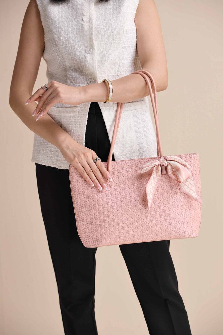 Pink Tote Bag-443582105 for Women - Bag Winter Collection | Nishat | Shop Online