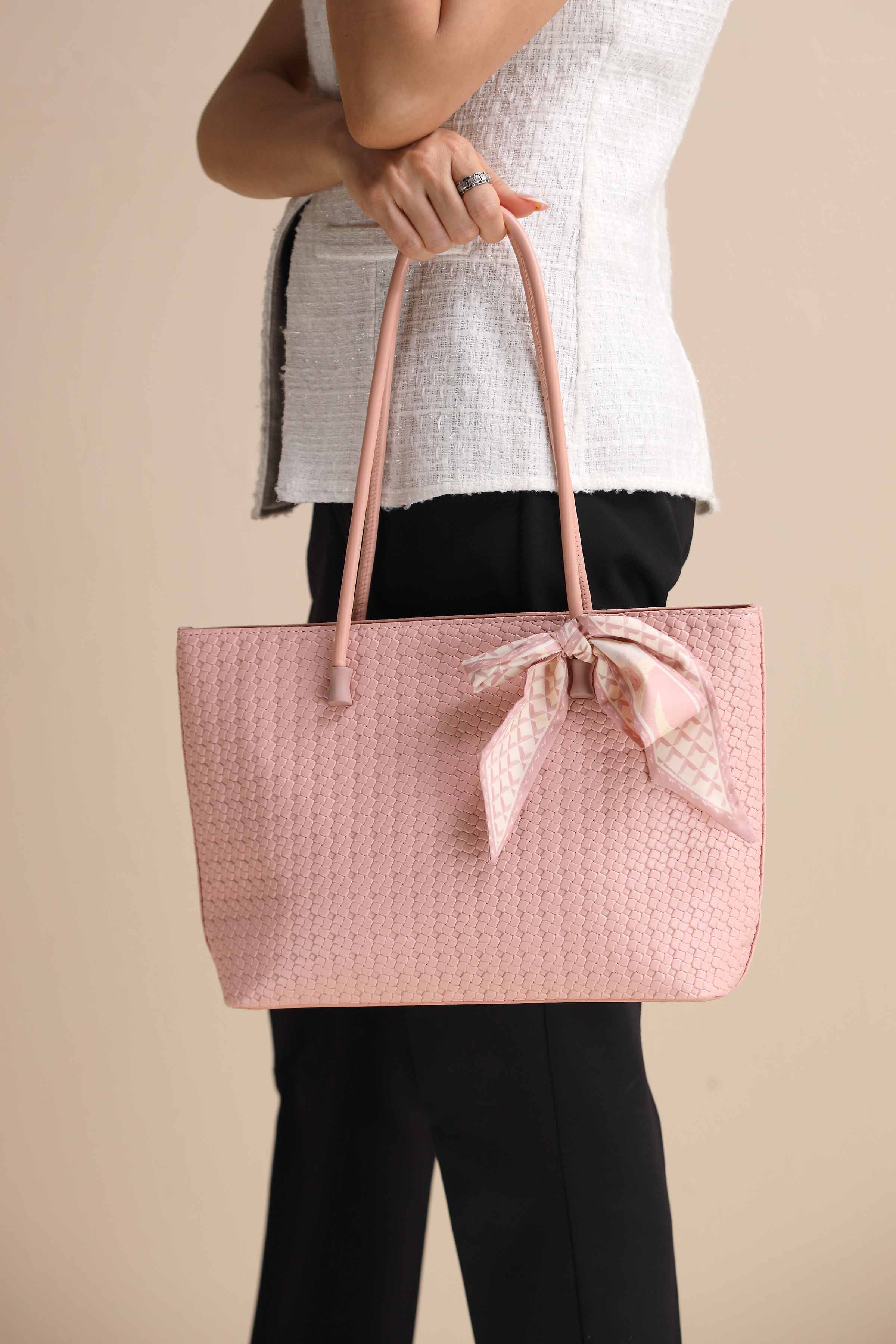 Pink Tote Bag-443582105 for Women - Bag Winter Collection | Nishat | Shop Online