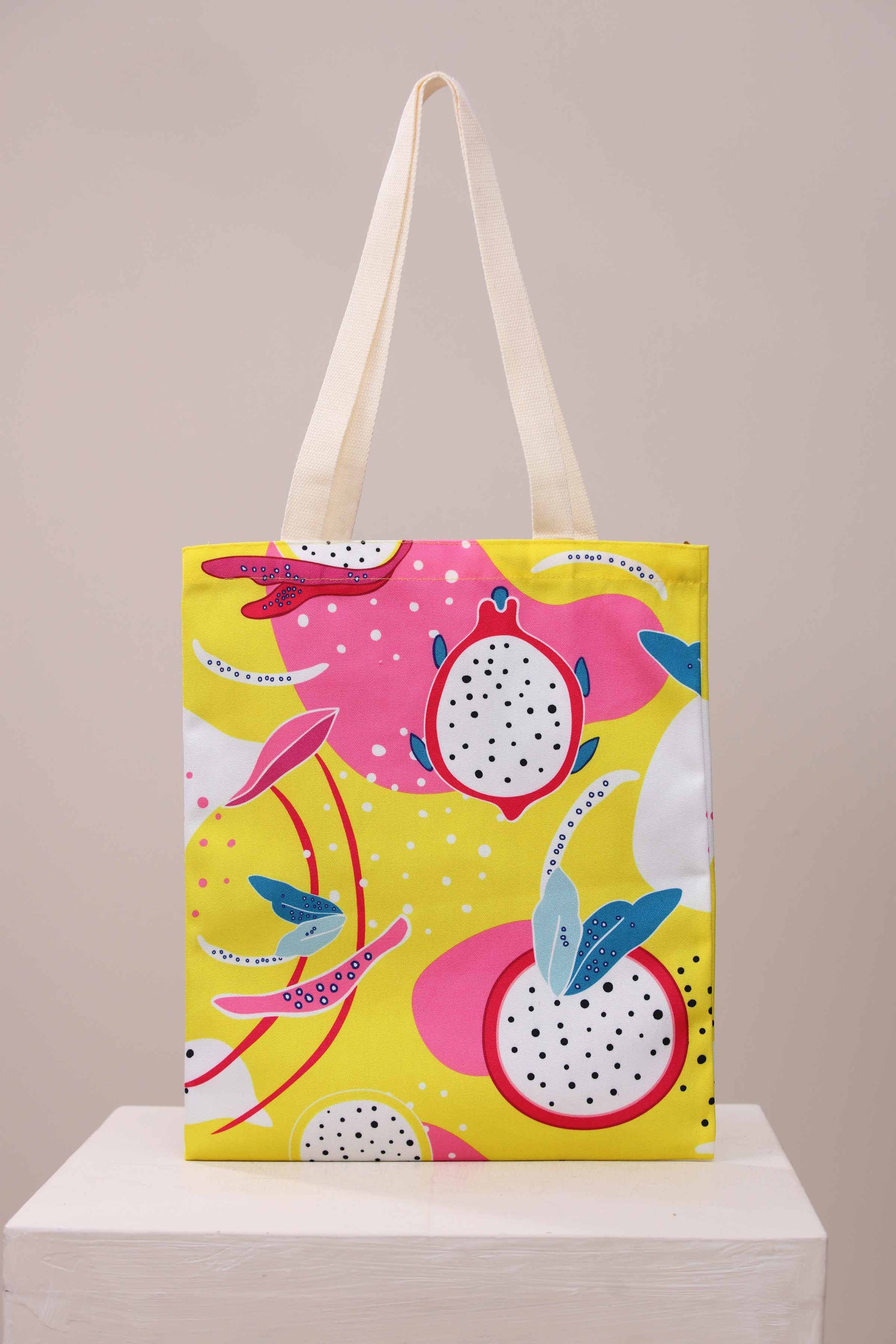Yellow & Pink Fabric Bag-443702102