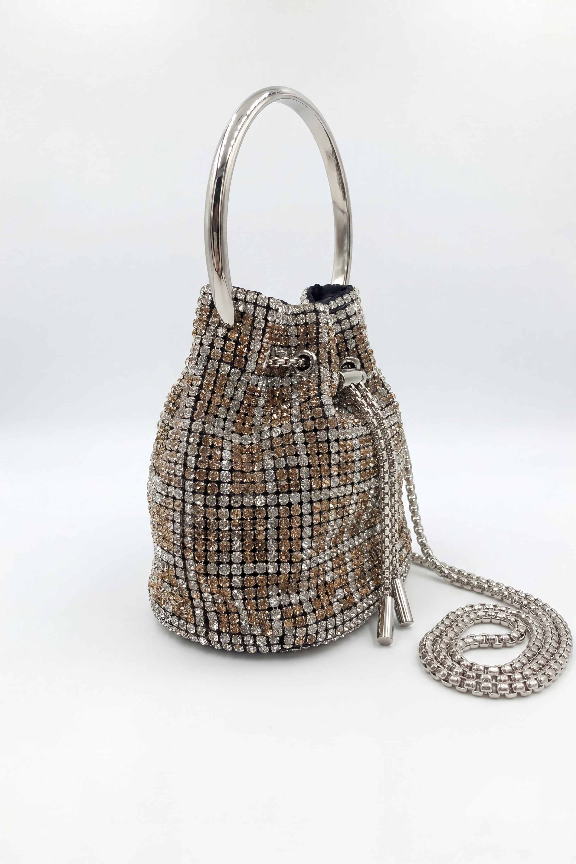 Gold & Silver Clutch-444072119