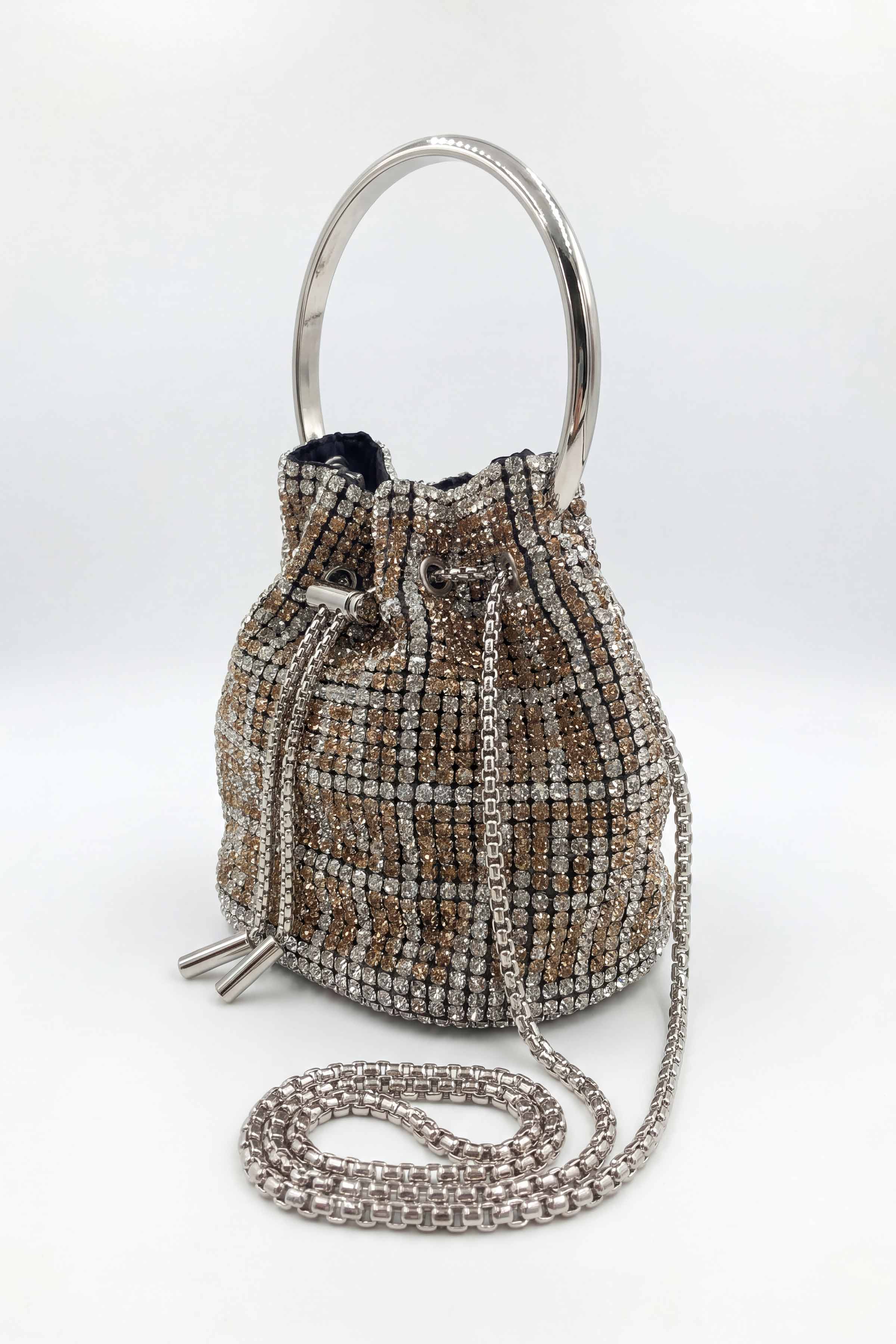 Gold & Silver Clutch-444072119