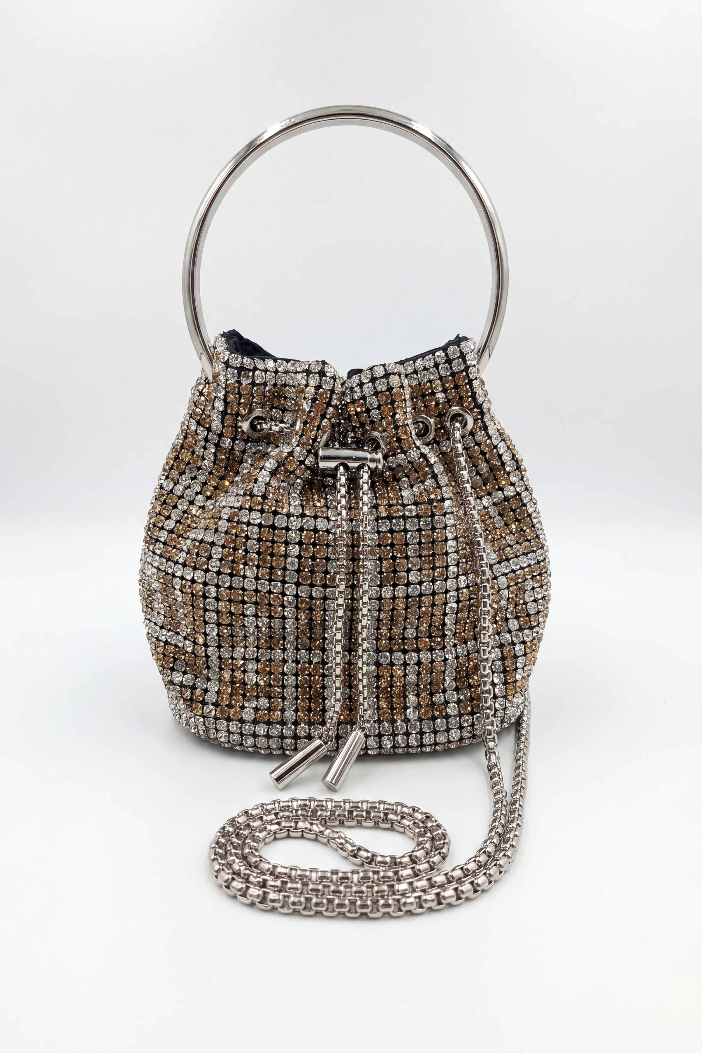 Gold & Silver Clutch-444072119