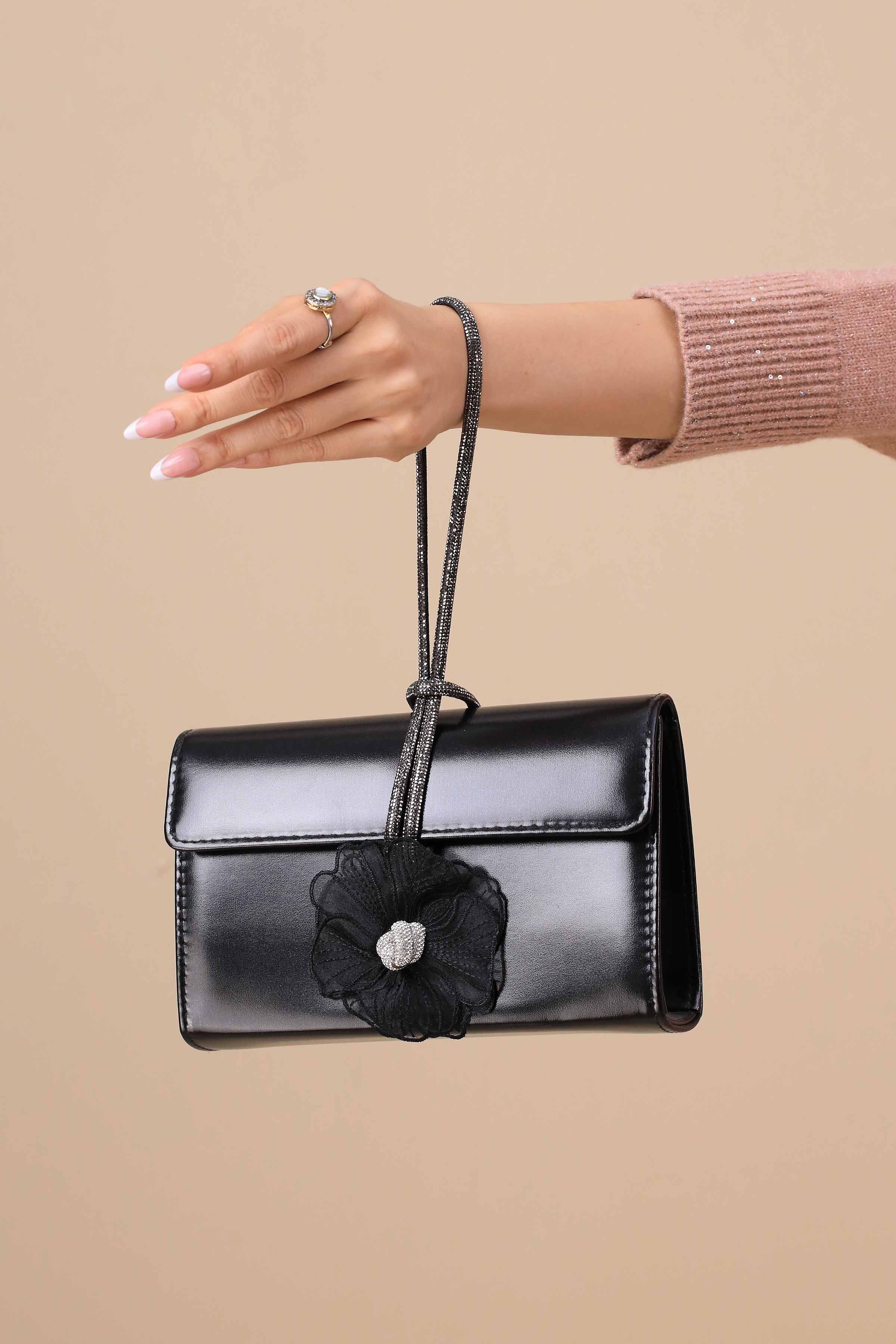 Black Clutch-444082103-for Women - Bag Winter Collection | Nishat | Shop Online