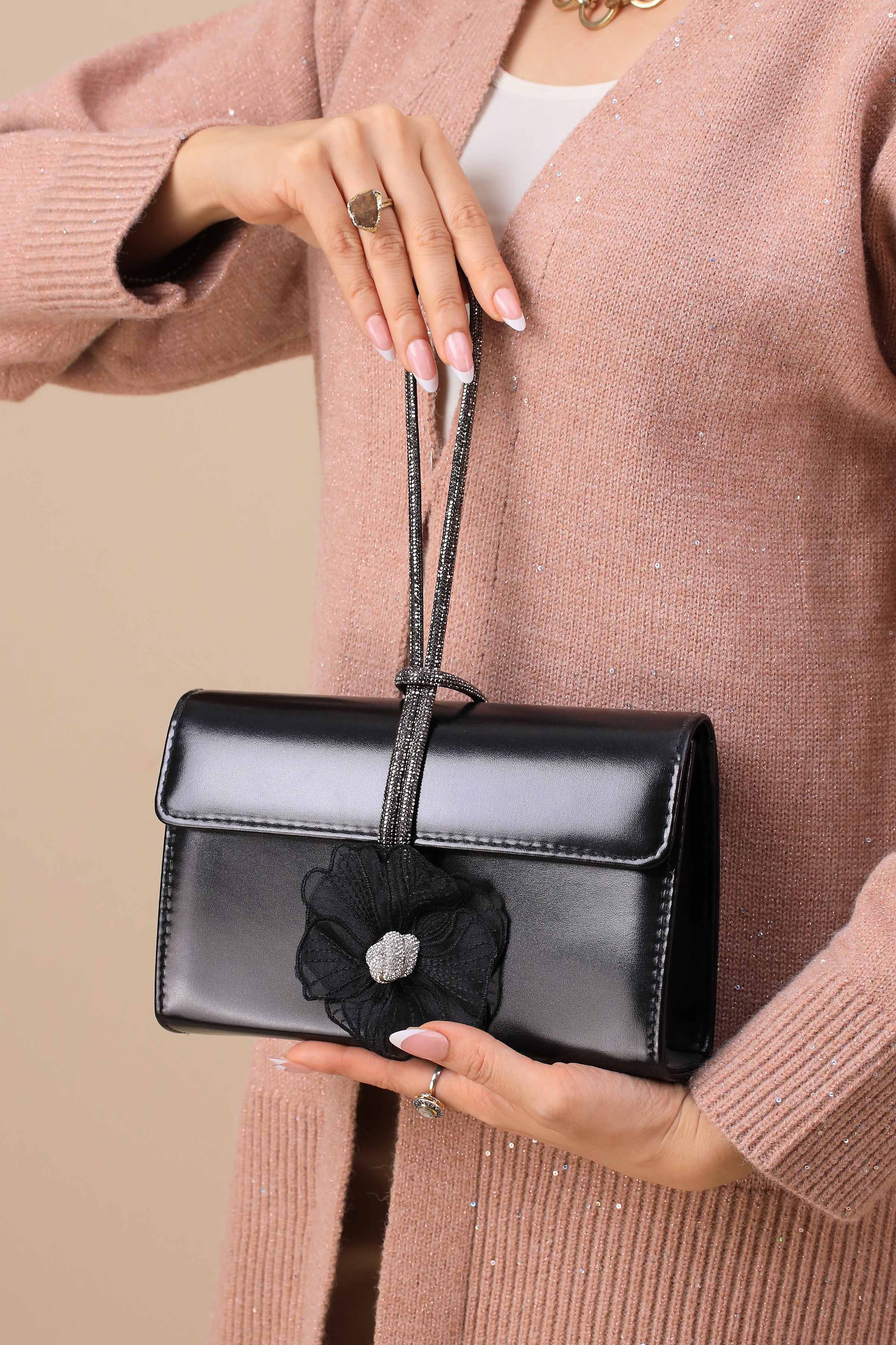 Black Clutch-444082103-for Women - Bag Winter Collection | Nishat | Shop Online