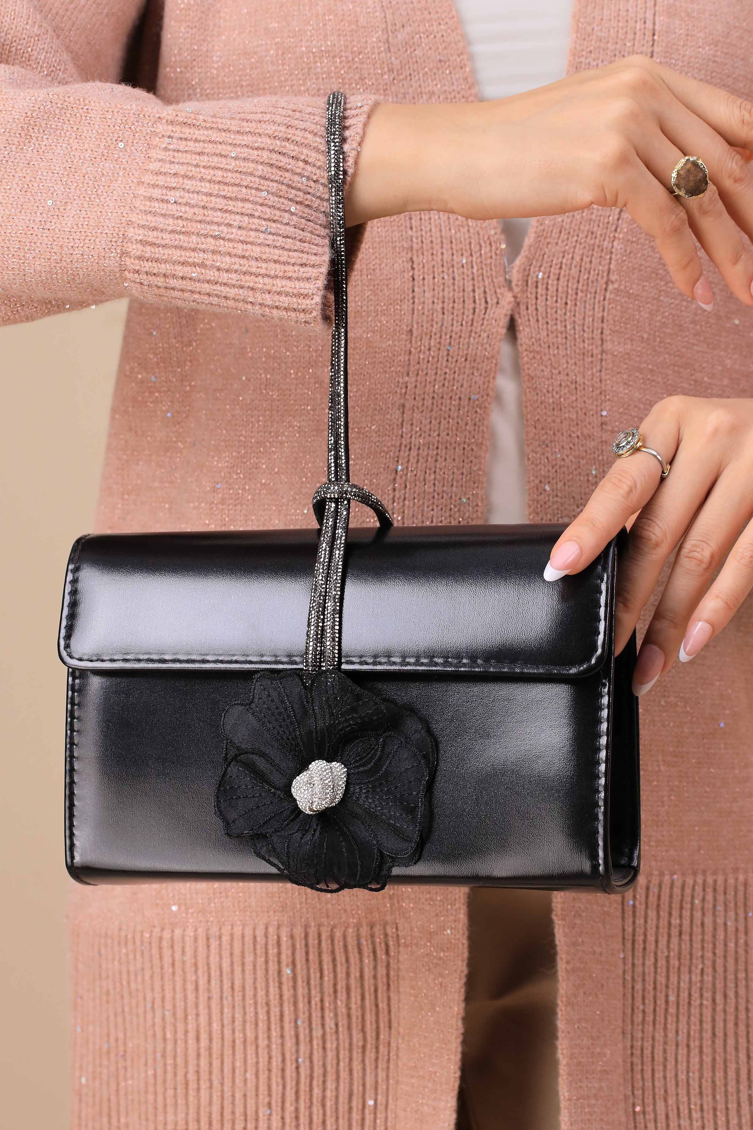 Black Clutch-444082103-for Women - Bag Winter Collection | Nishat | Shop Online