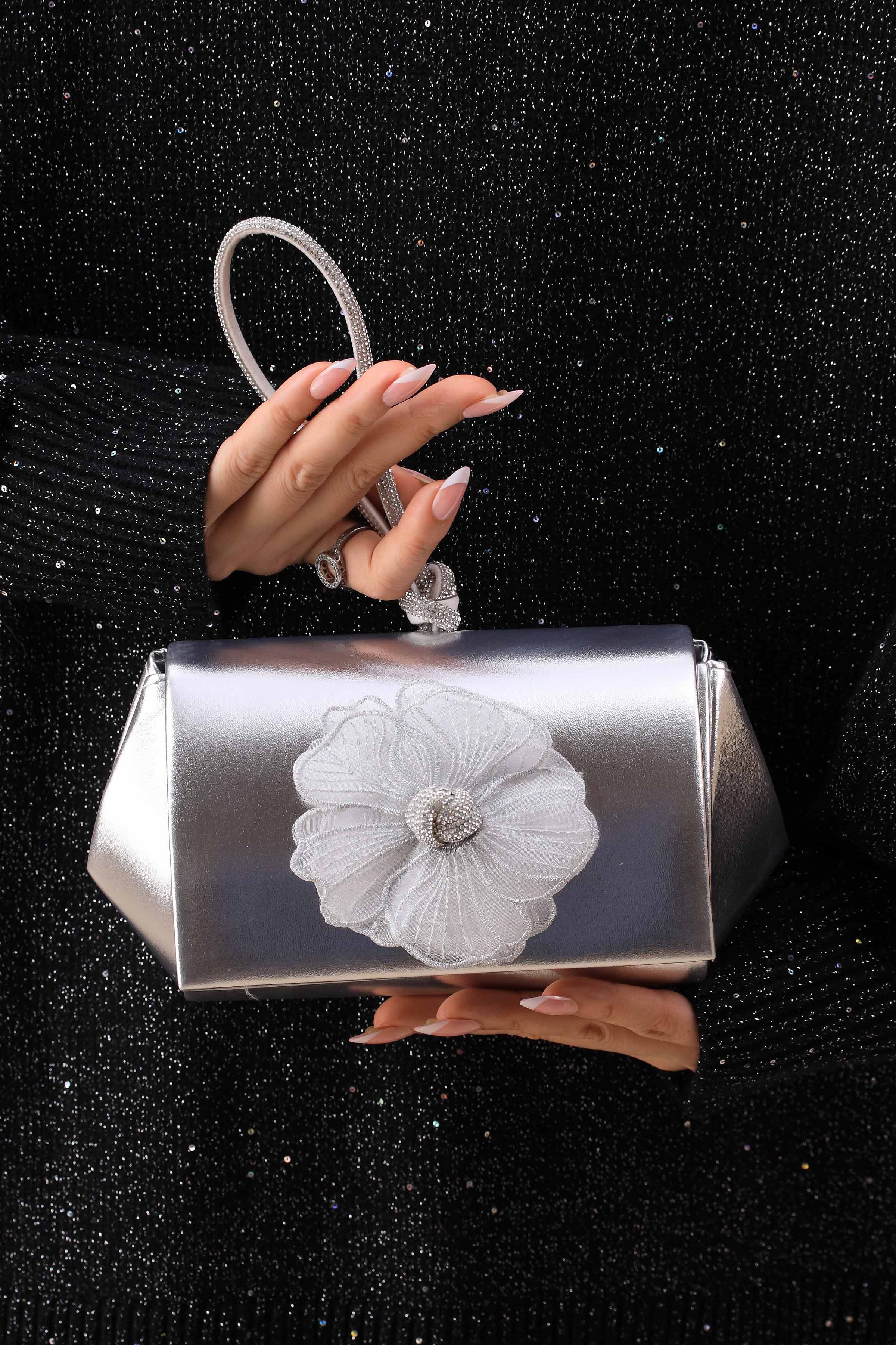 Silver Clutch-444092120-for Women - Bag Winter Collection | Nishat | Shop Online