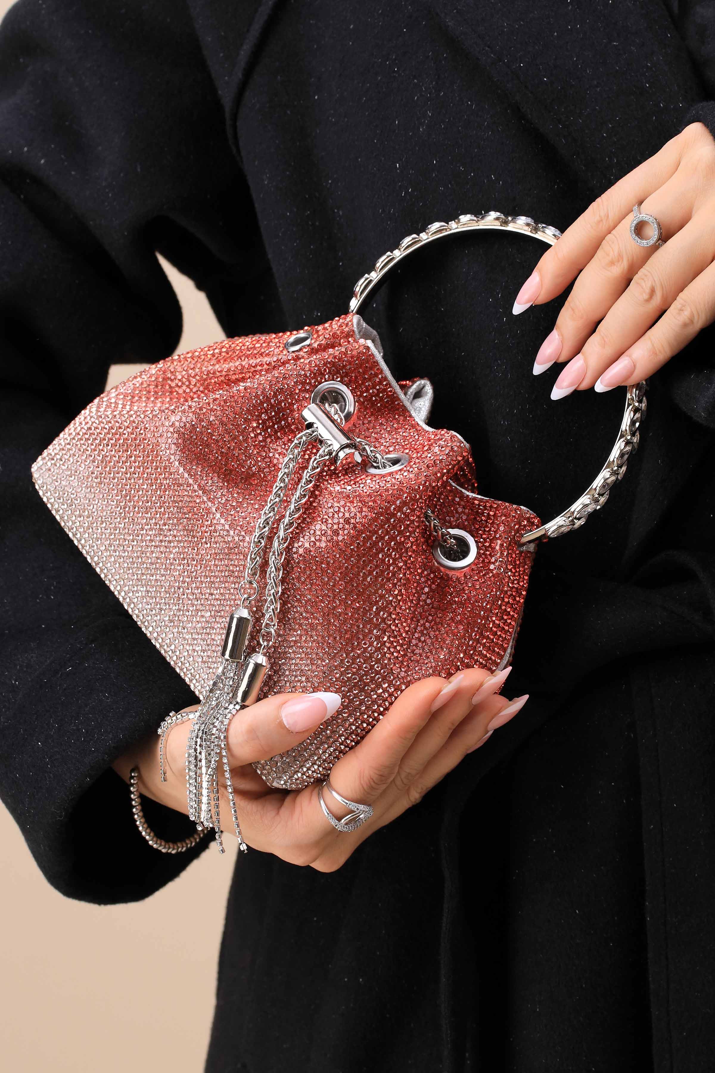 Gradient Red Clutch-444102101-for Women - Bag Winter Collection | Nishat | Shop Online