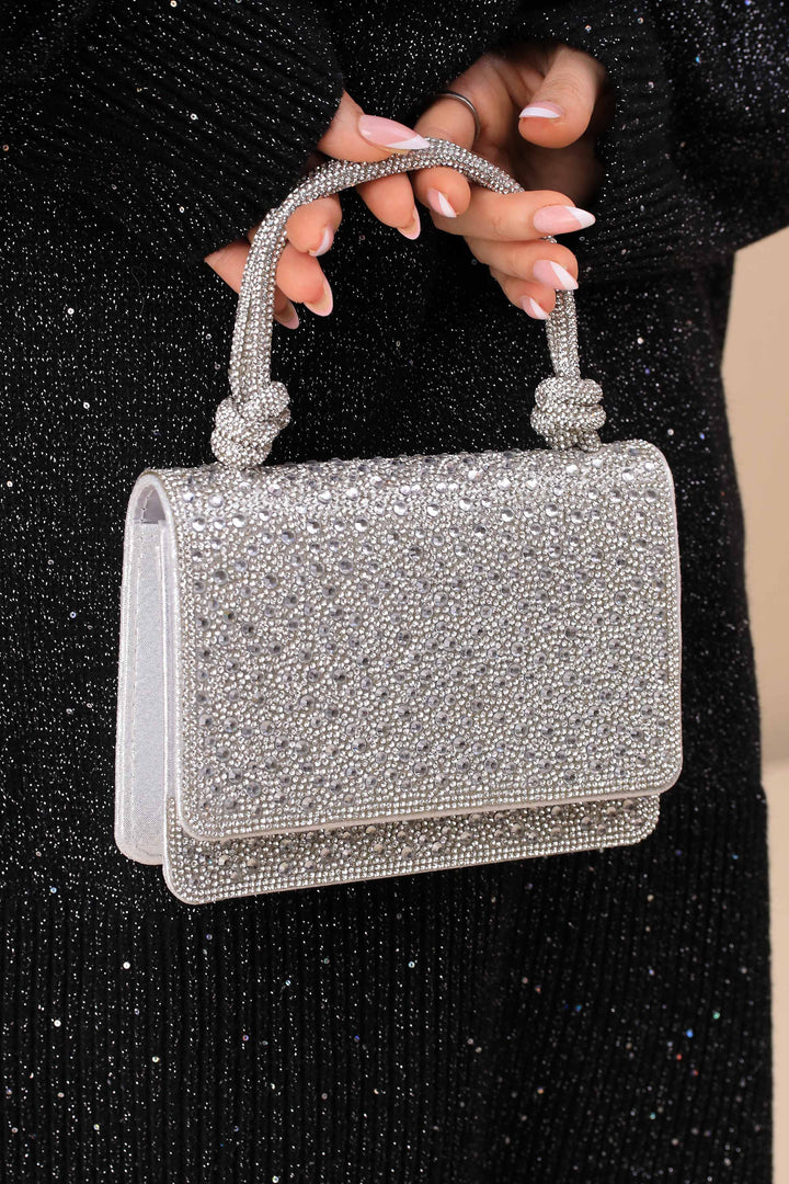 Silver Clutch-444112120-for Women - Bag Winter Collection | Nishat | Shop Online