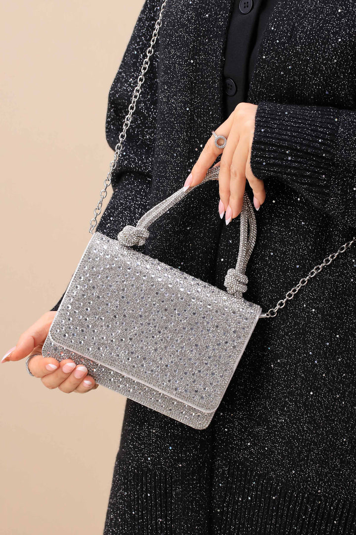 Silver Clutch-444112120-for Women - Bag Winter Collection | Nishat | Shop Online