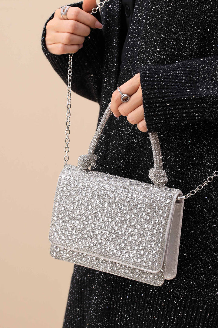 Silver Clutch-444112120-for Women - Bag Winter Collection | Nishat | Shop Online