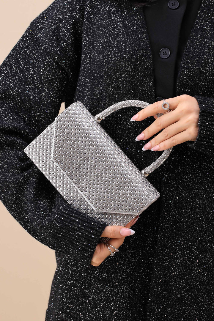 Silver Clutch-444122120-for Women - Bag Winter Collection | Nishat | Shop Online