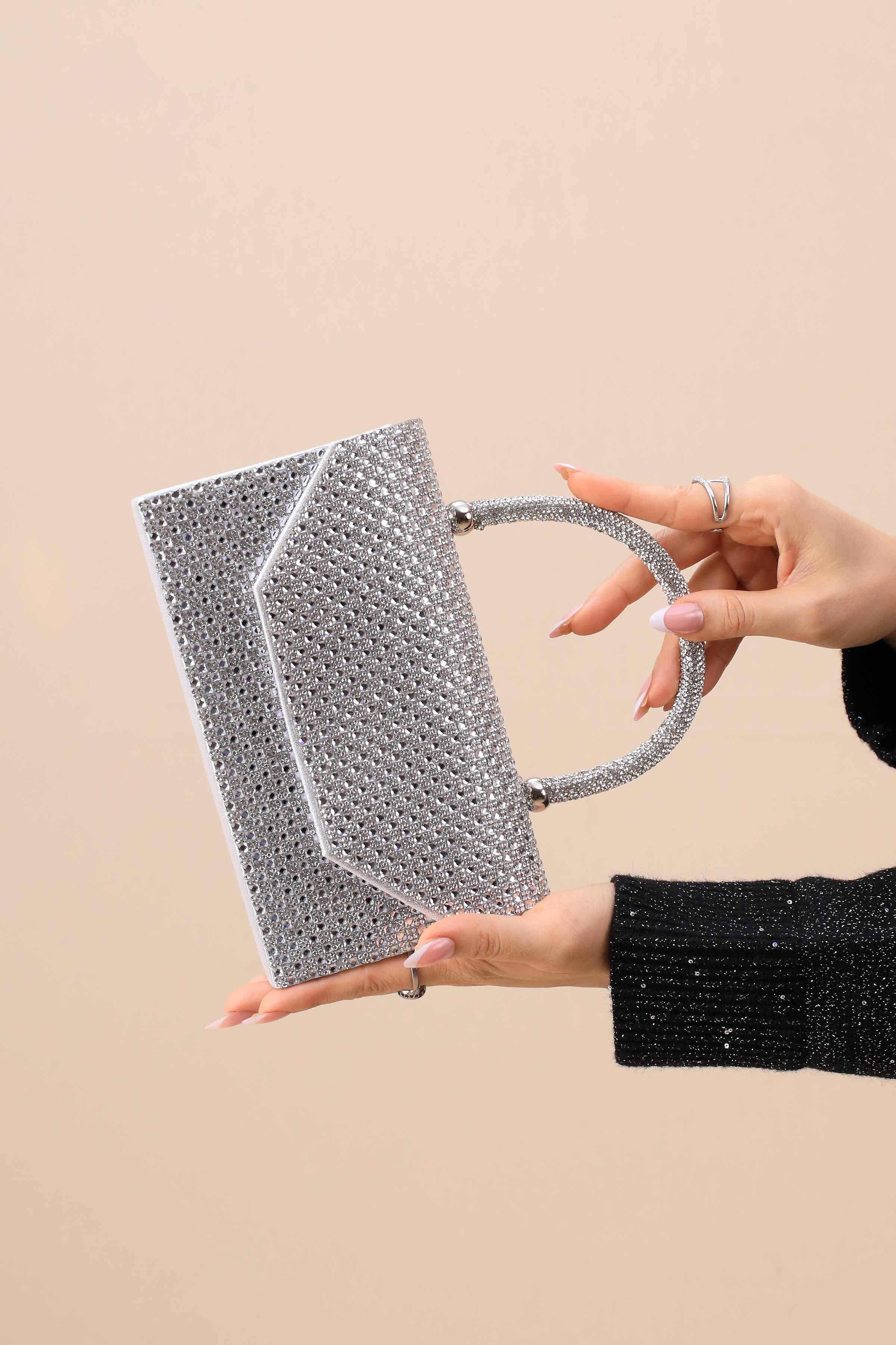 Silver Clutch-444122120-for Women - Bag Winter Collection | Nishat | Shop Online