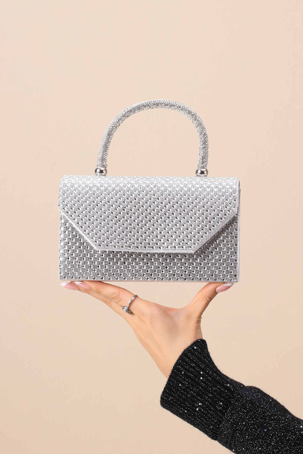 Silver Clutch-444122120-for Women - Bag Winter Collection | Nishat | Shop Online