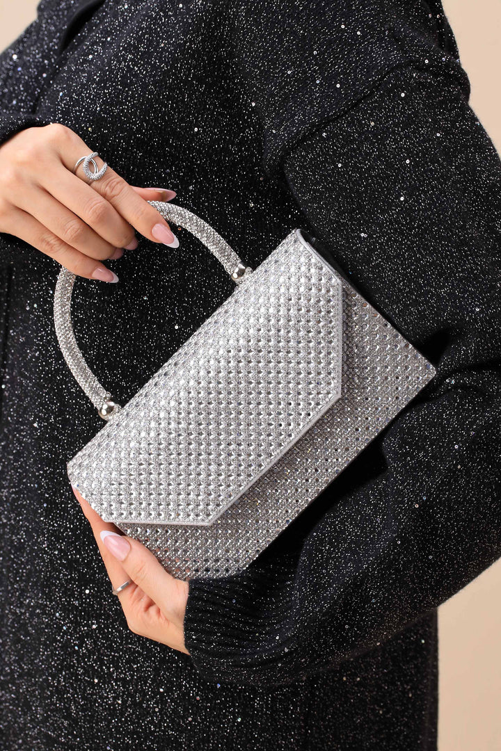 Silver Clutch-444122120-for Women - Bag Winter Collection | Nishat | Shop Online