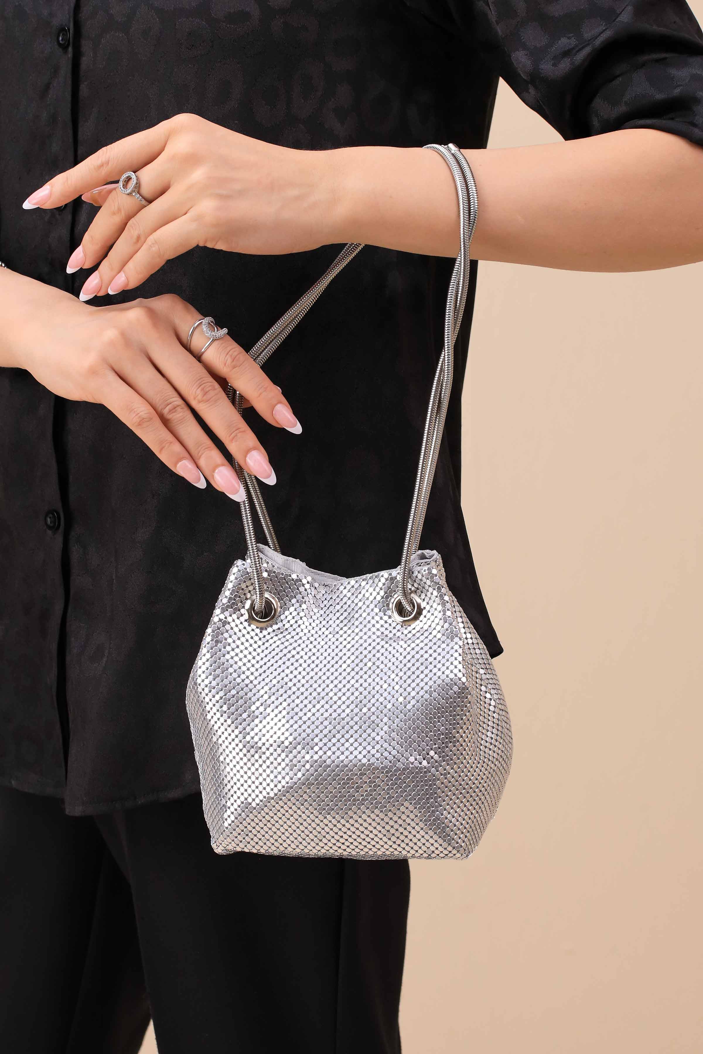 Silver Clutch-444152120-for Women - Bag Winter Collection | Nishat | Shop Online