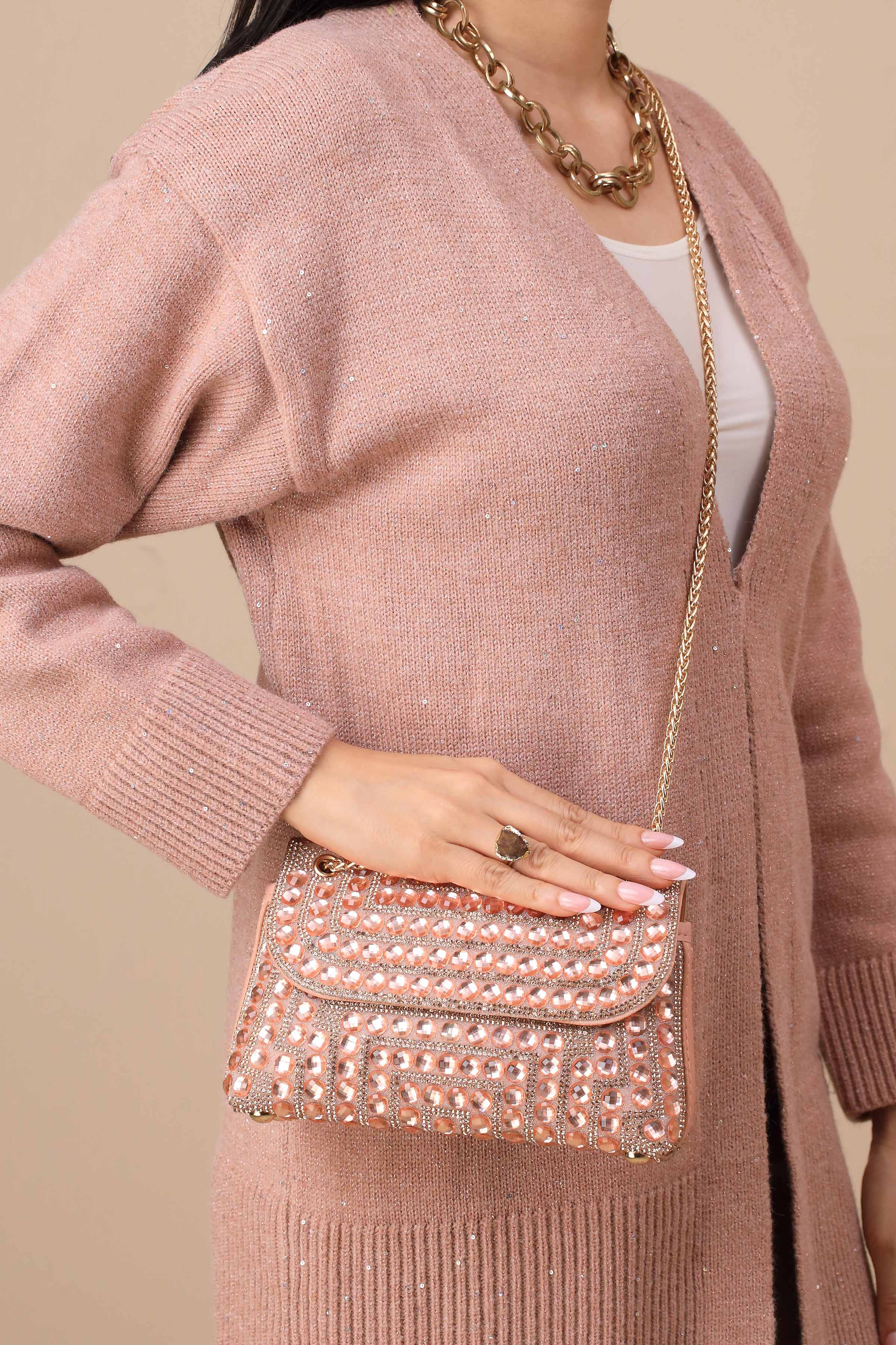 Champagne Clutch-444222116-for Women - Bag Winter Collection | Nishat | Shop Online