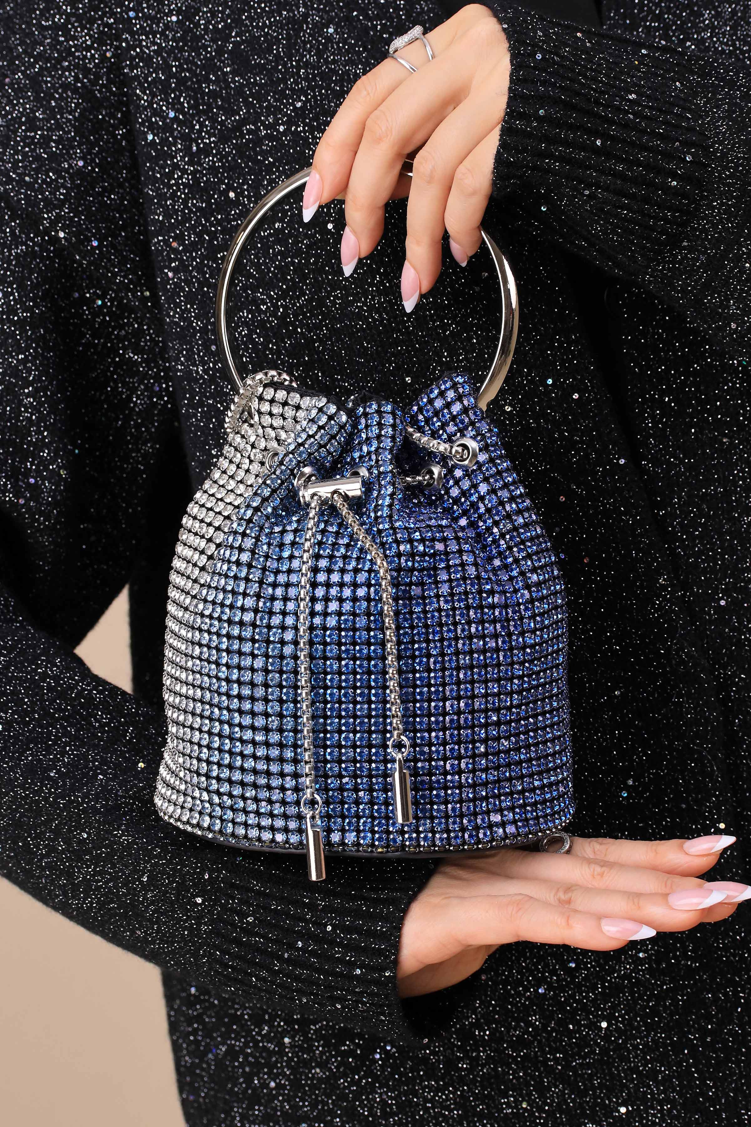 Gradient Blue Clutch-444272108-for Women - Bag Winter Collection | Nishat | Shop Online