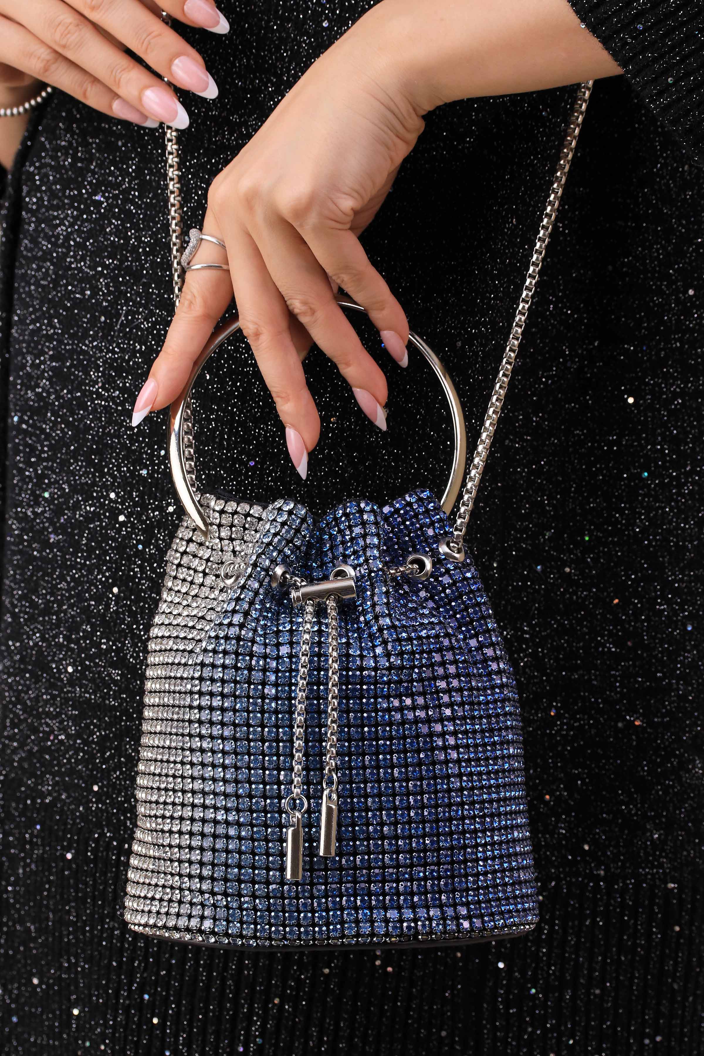 Gradient Blue Clutch-444272108-for Women - Bag Winter Collection | Nishat | Shop Online