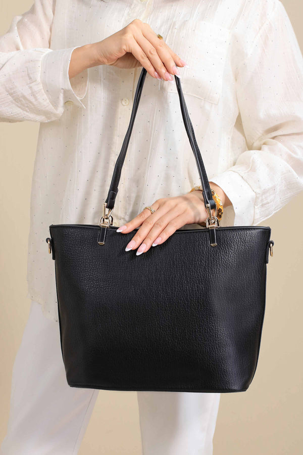 Black Shoulder Bag-444382103 for Women - Bag Winter Collection | Nishat | Shop Online