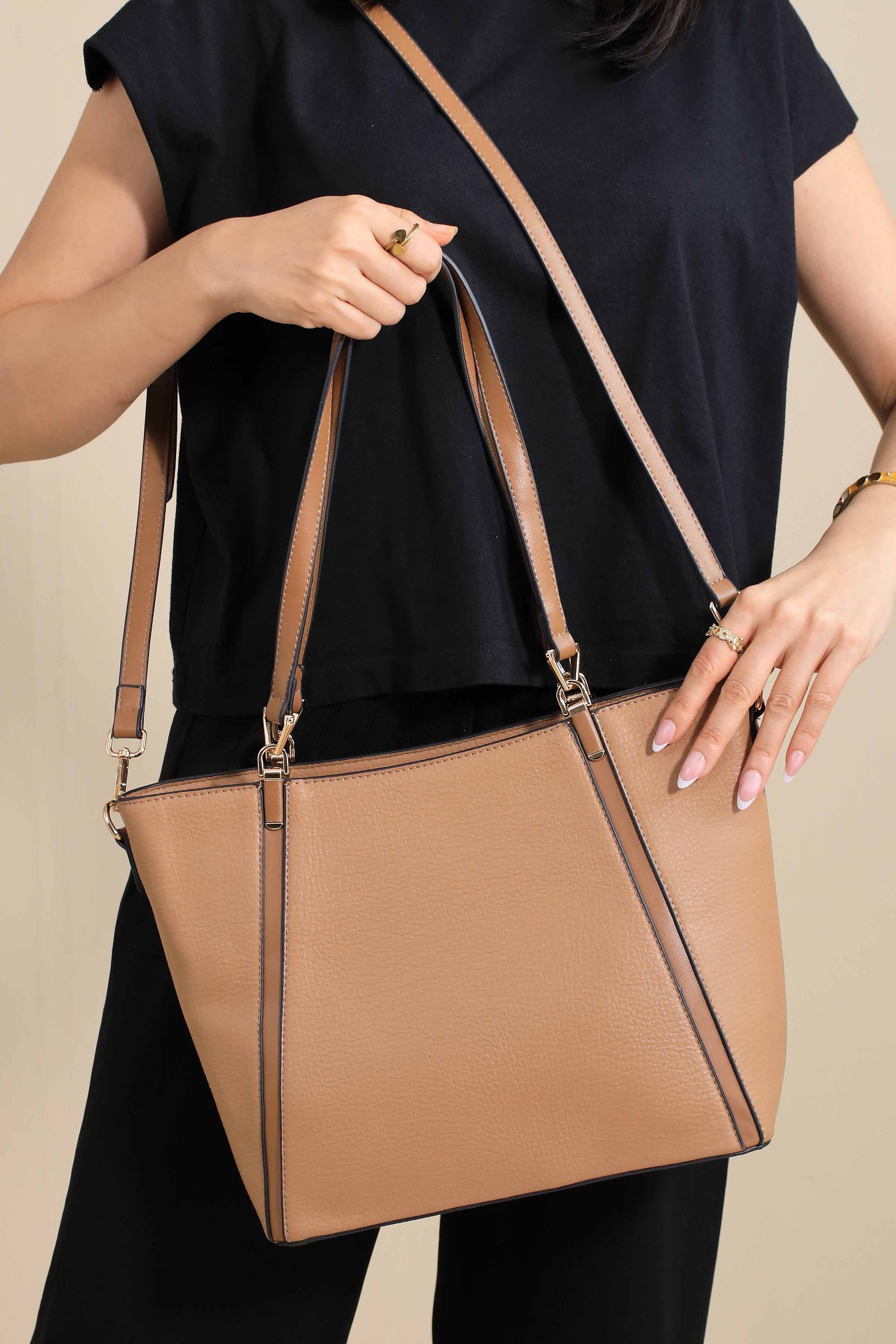 Brown Shoulder Bag-444382113 for Women - Bag Winter Collection | Nishat | Shop Online