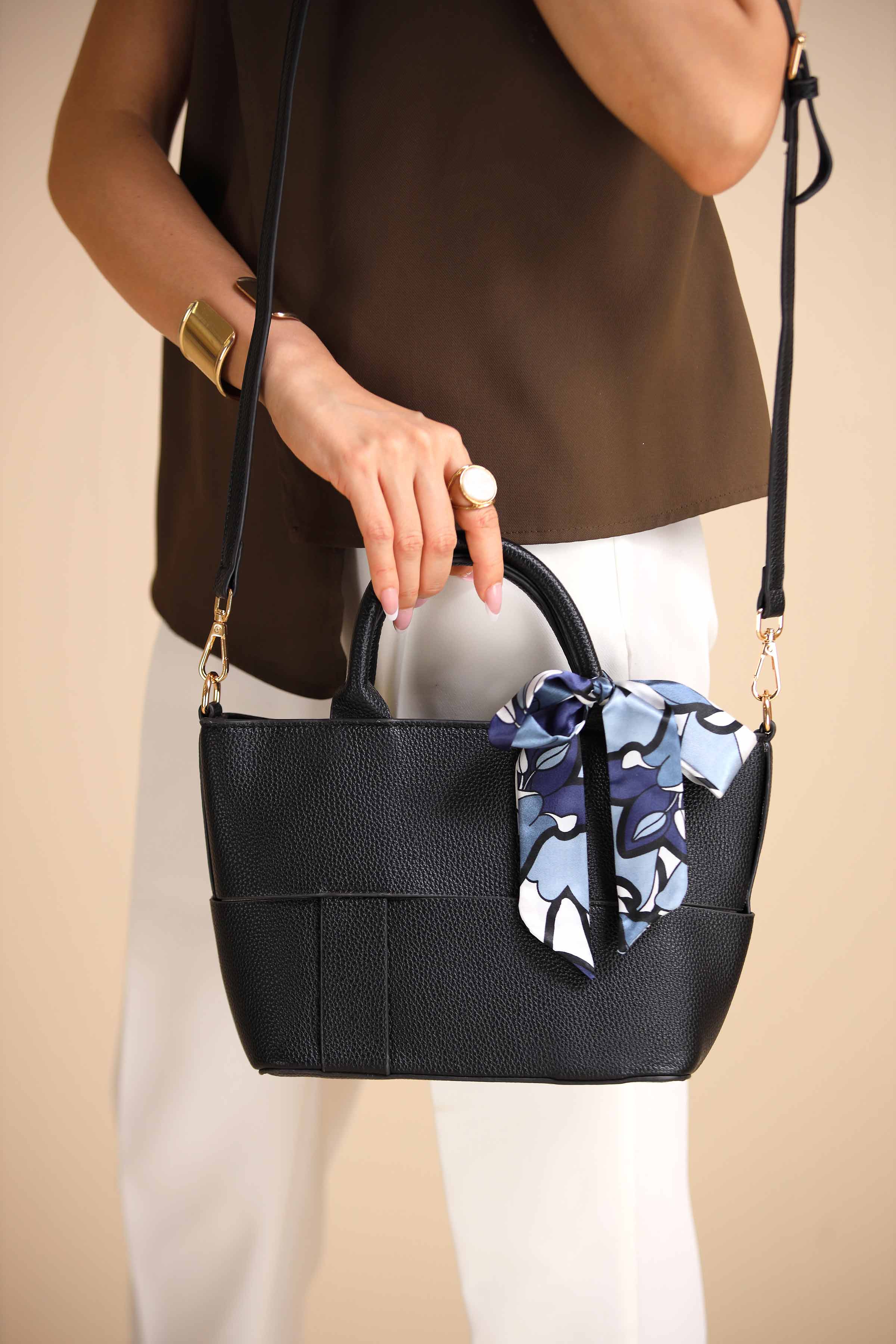 Black Shoulder Bag-444392103 for Women - Bag Winter Collection | Nishat | Shop Online