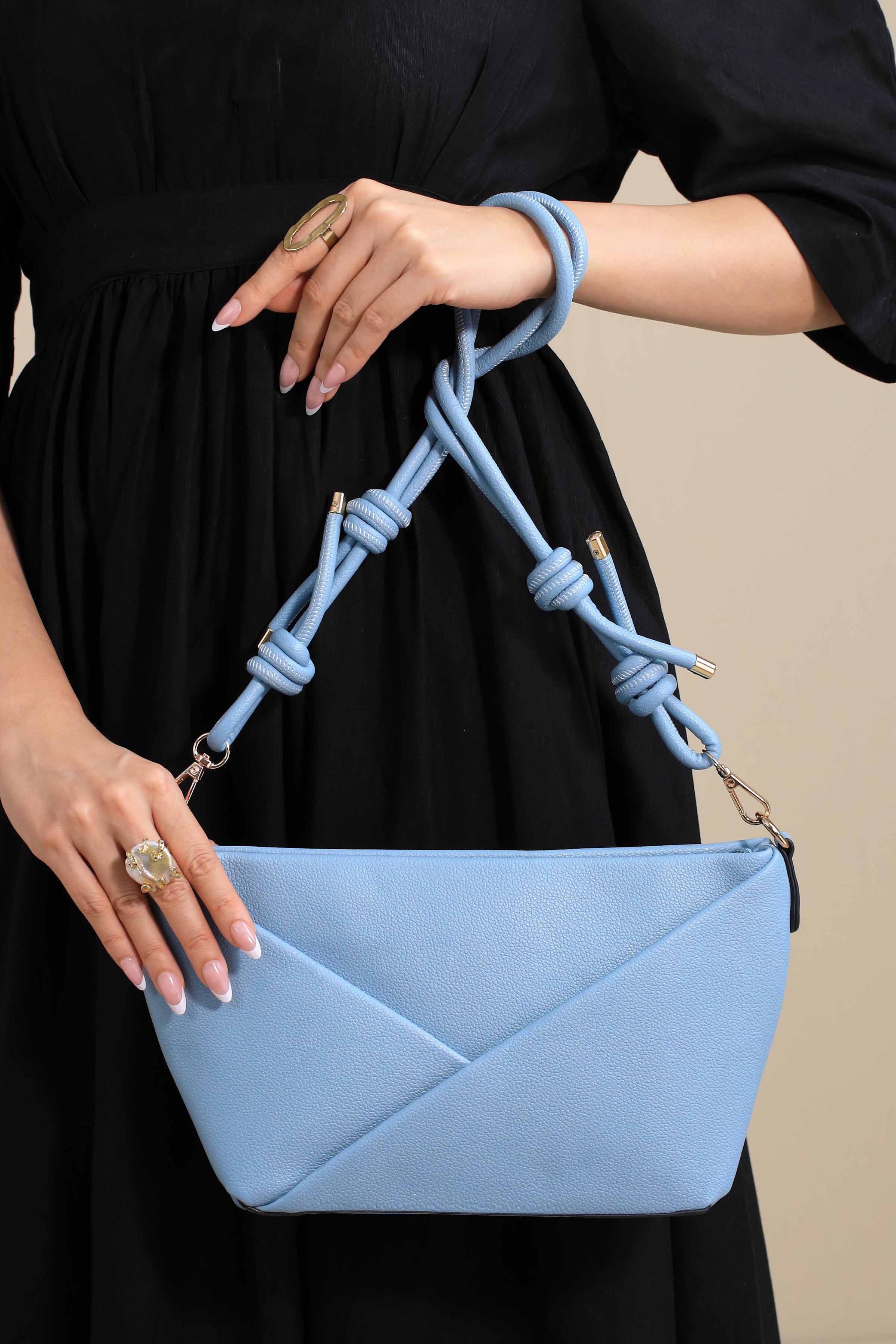 Blue Shoulder Bag-444402108 for Women - Bag Winter Collection | Nishat | Shop Online