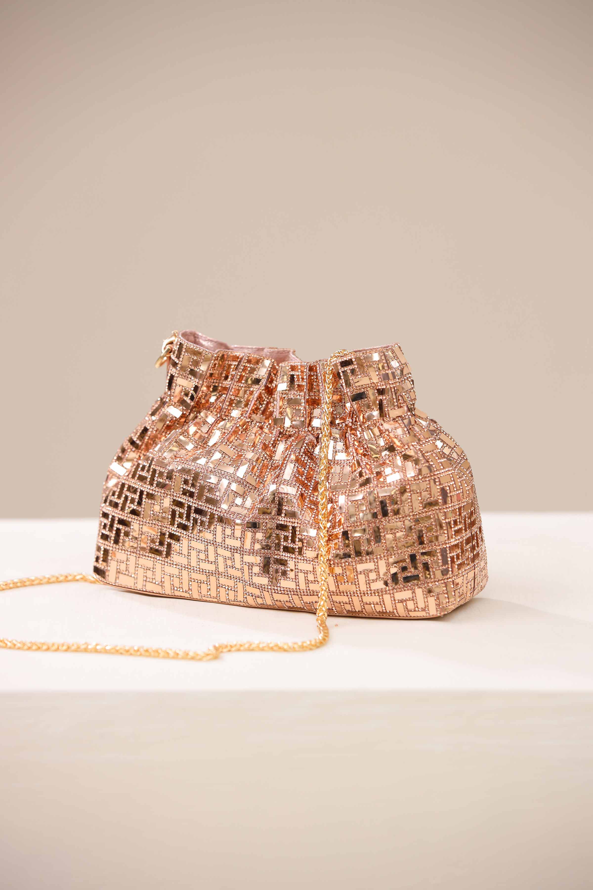 Champagne Clutch-444432111 for Women - Bag Collection | Nishat | Shop Online