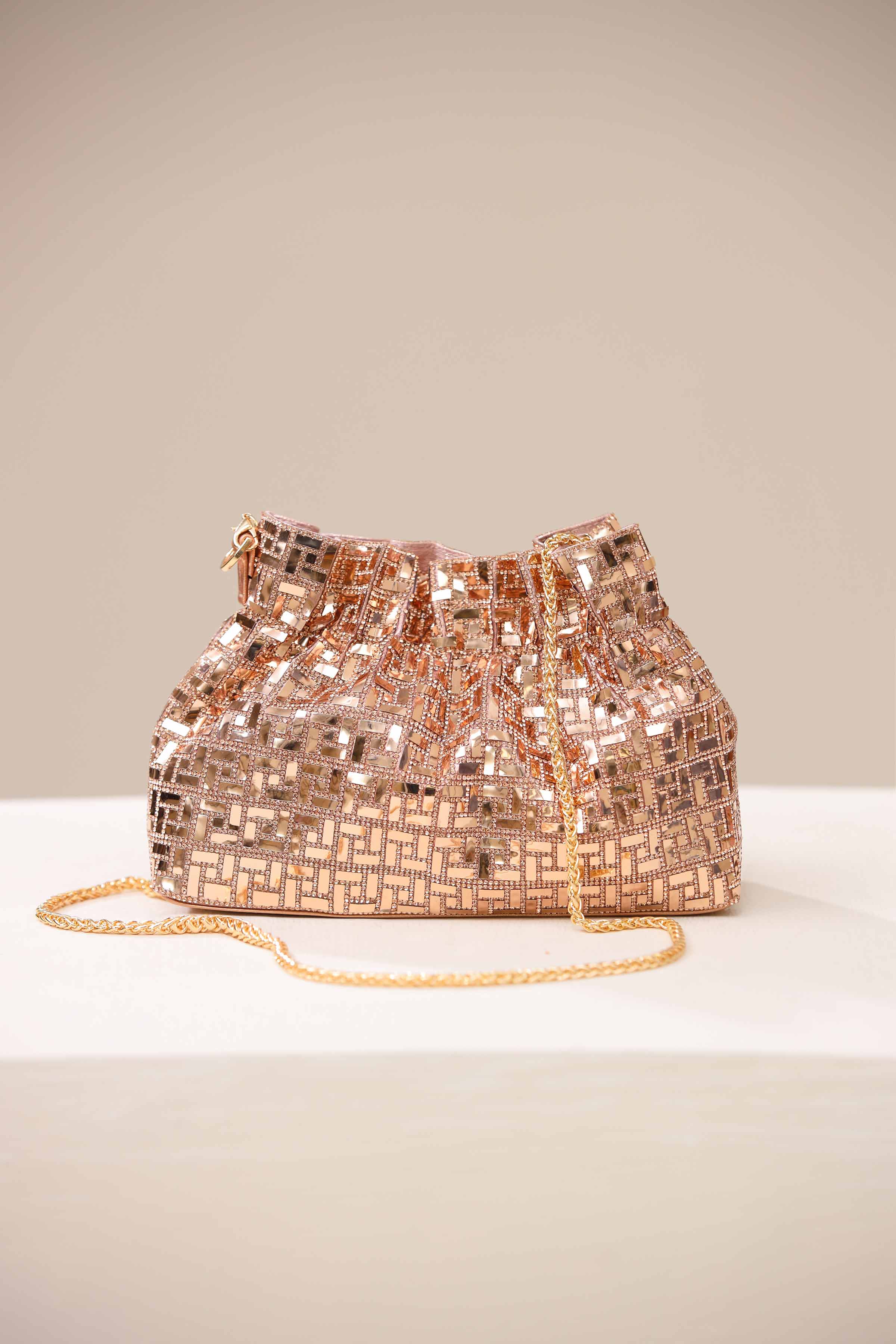Champagne Clutch-444432111 for Women - Bag Collection | Nishat | Shop Online