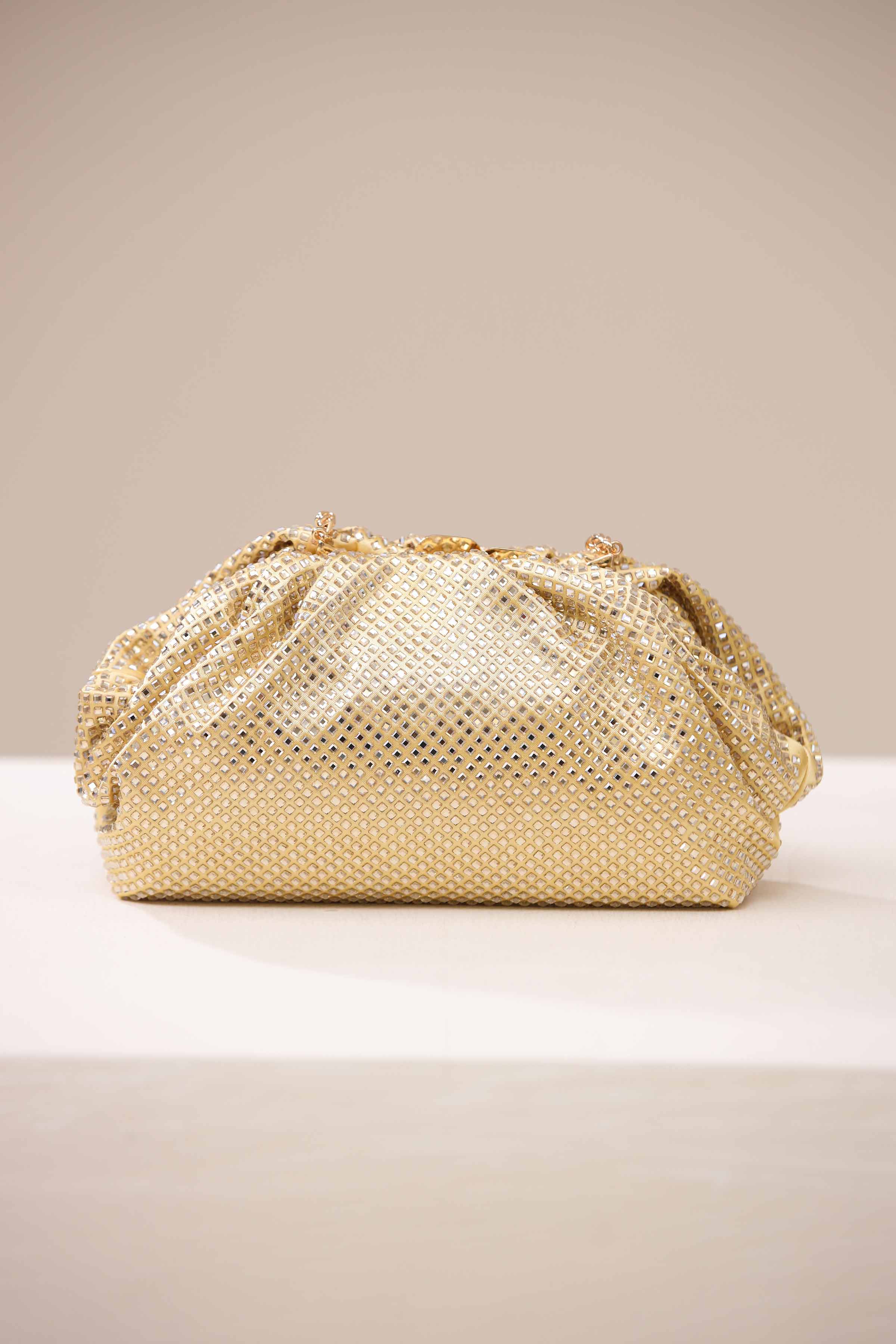 Gold Clutch-444512119 for Women - Bag Collection | Nishat | Shop Online