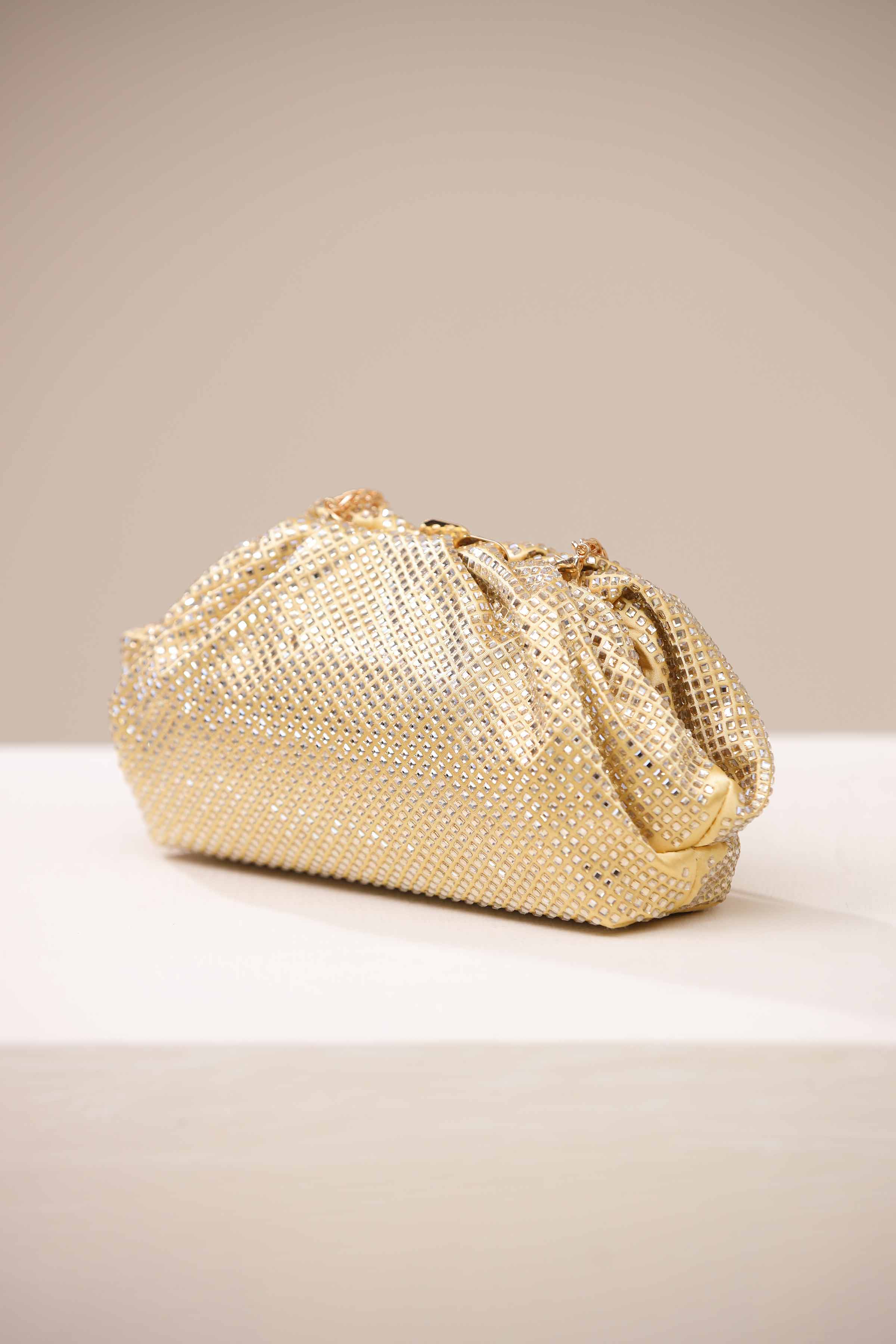 Gold Clutch-444512119 for Women - Bag Collection | Nishat | Shop Online